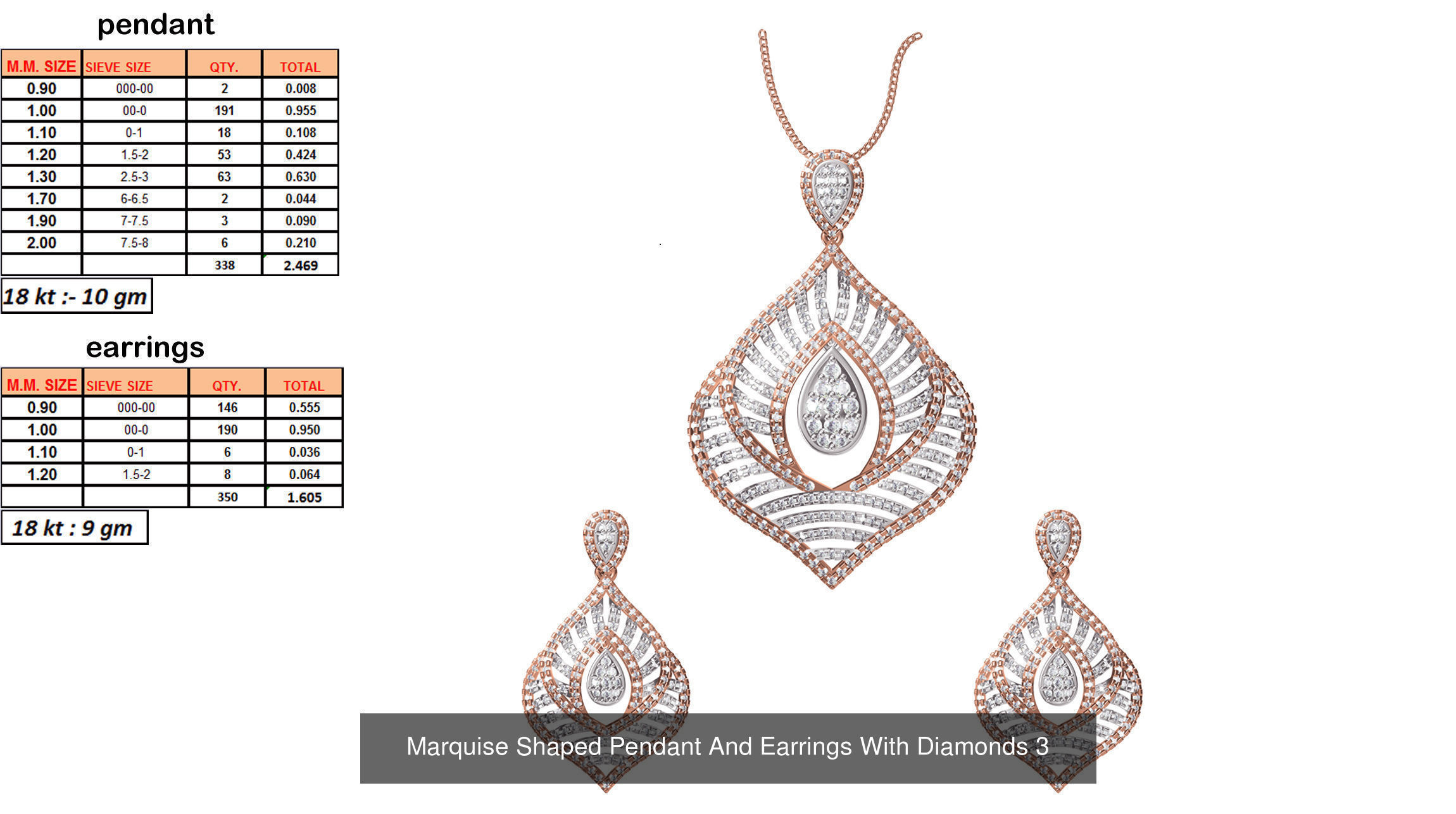 JEWELCAD 334 PENDANT SET FILES 3D Model Collection_145