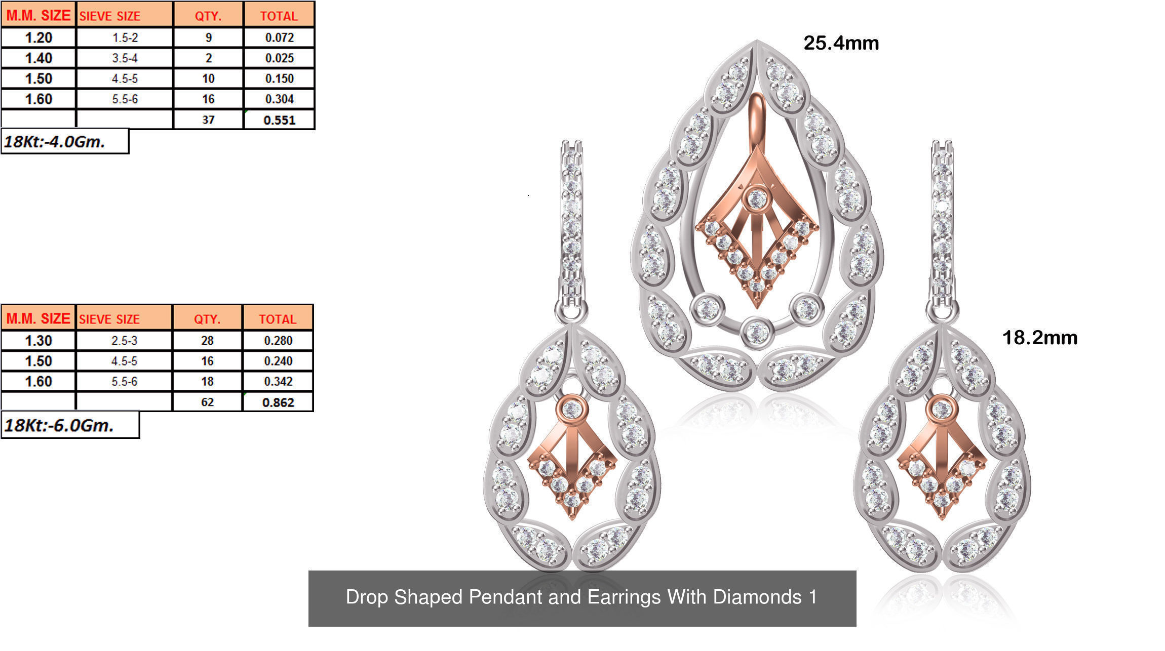 JEWELCAD 334 PENDANT SET FILES 3D Model Collection_110