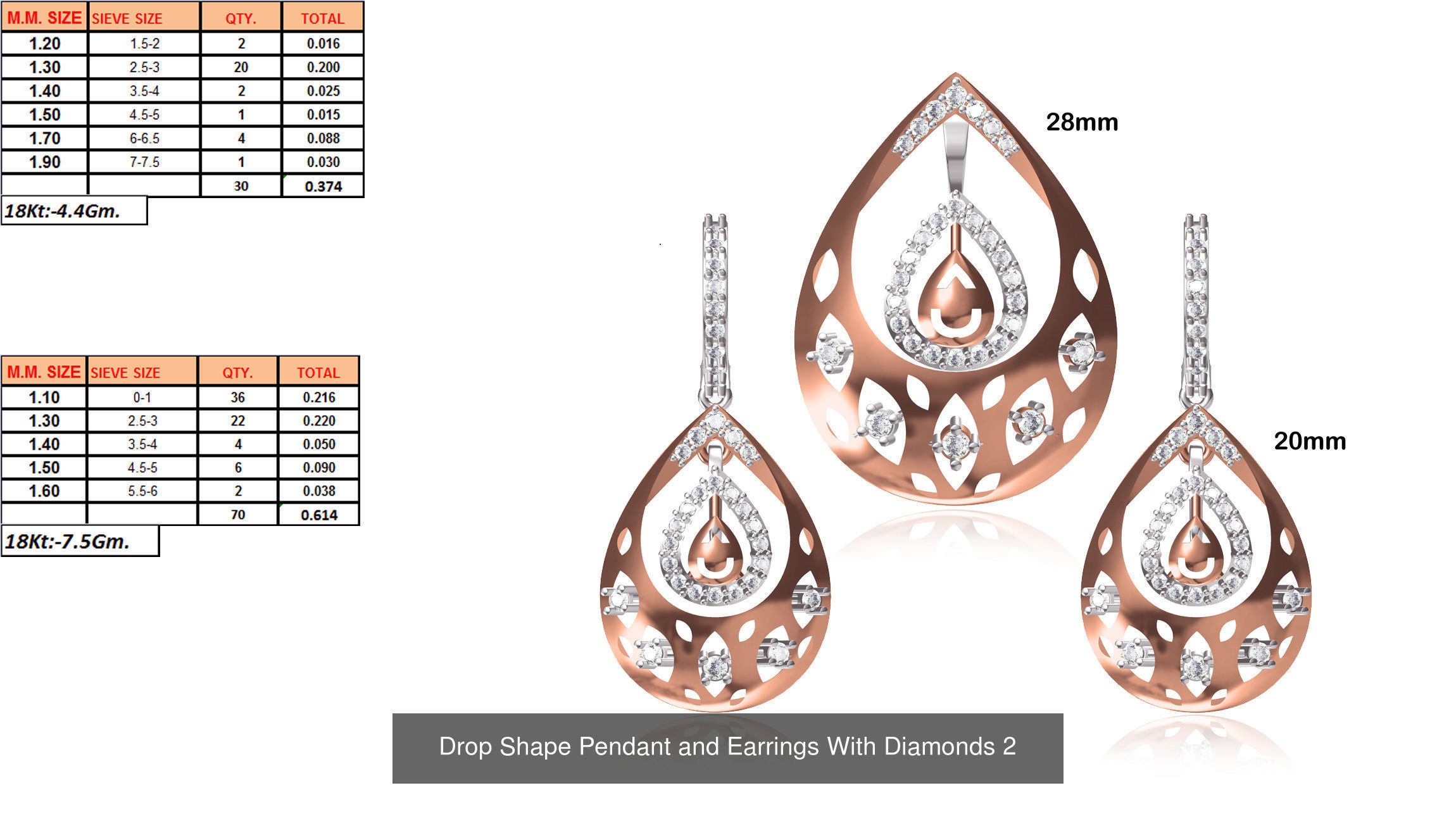 JEWELCAD 334 PENDANT SET FILES 3D Model Collection_108