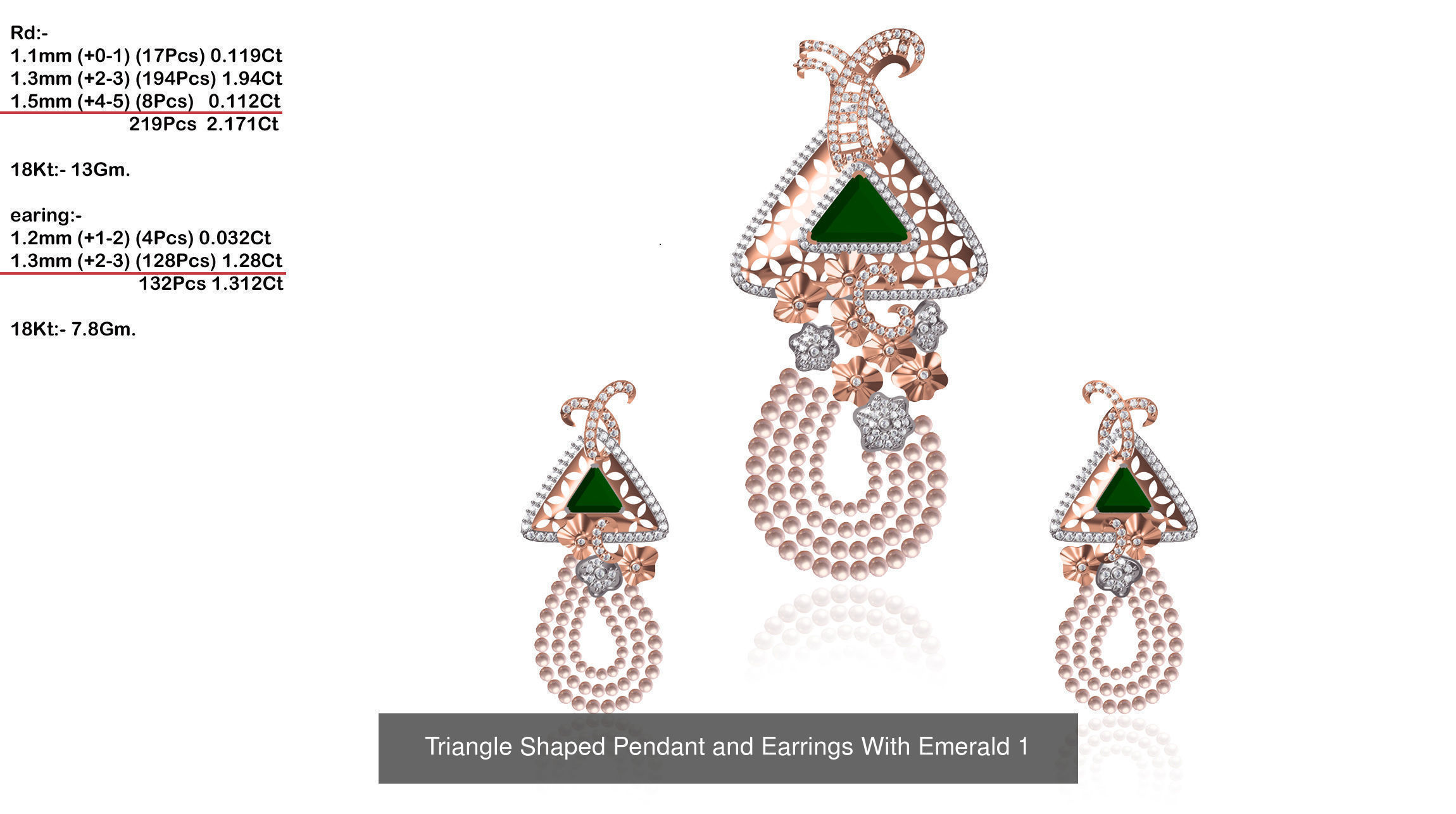 JEWELCAD 334 PENDANT SET FILES 3D Model Collection_149