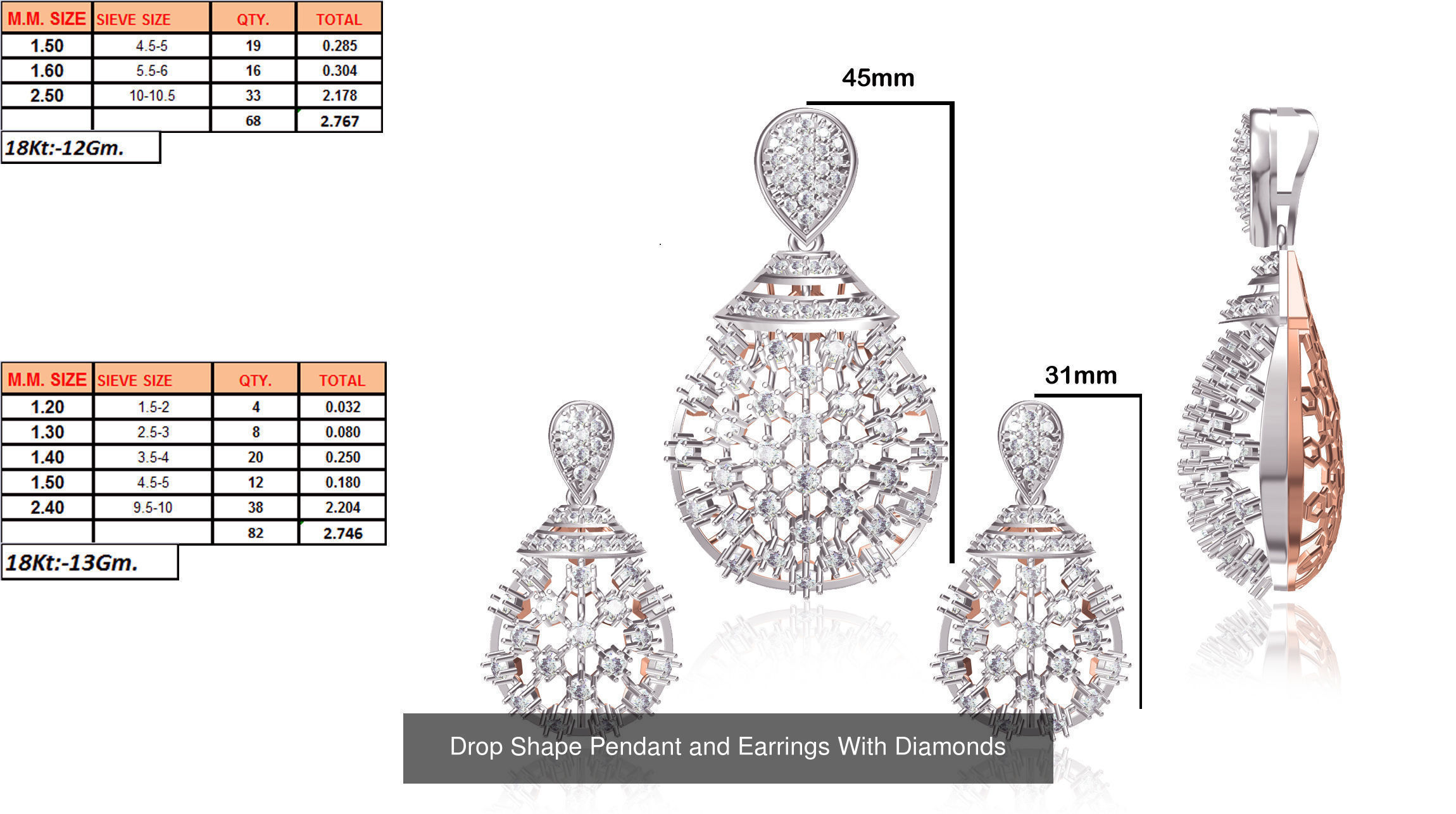 JEWELCAD 334 PENDANT SET FILES 3D Model Collection_96