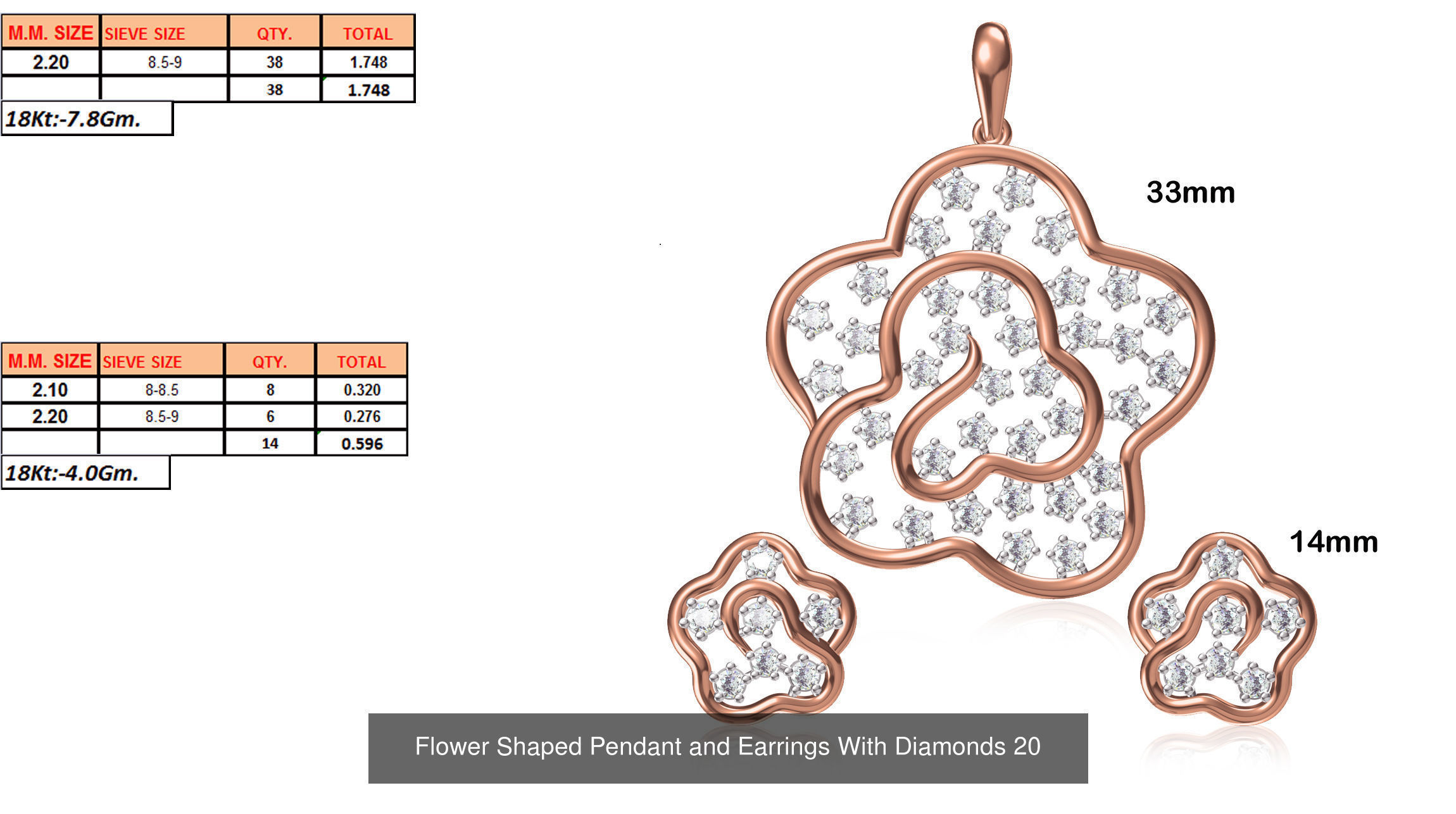 JEWELCAD 334 PENDANT SET FILES 3D Model Collection_163