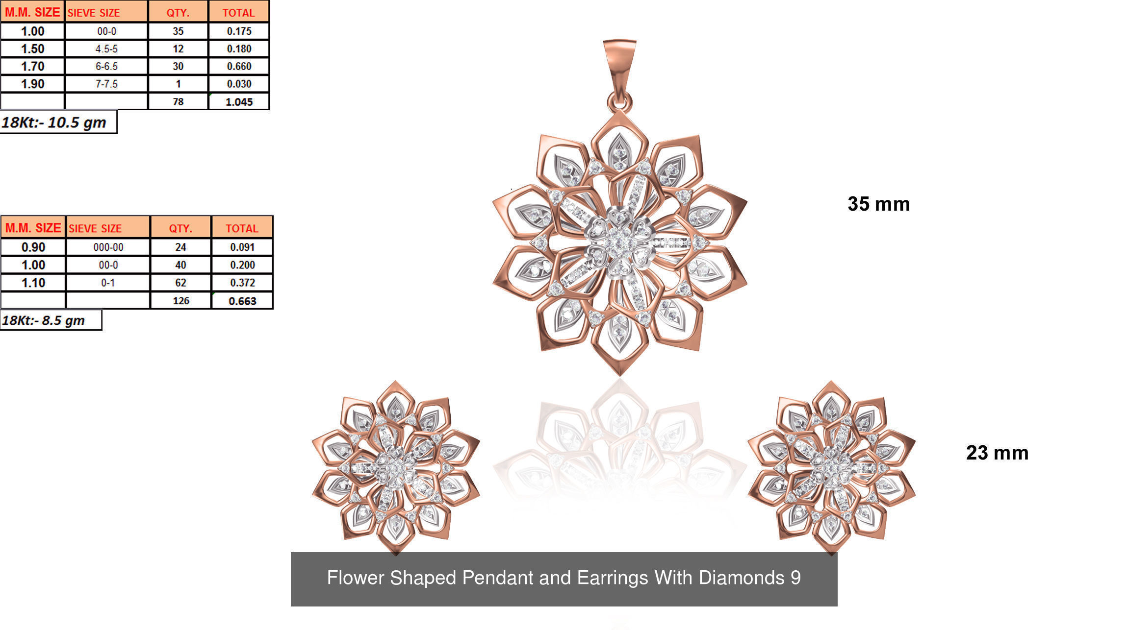 JEWELCAD 334 PENDANT SET FILES 3D Model Collection_140