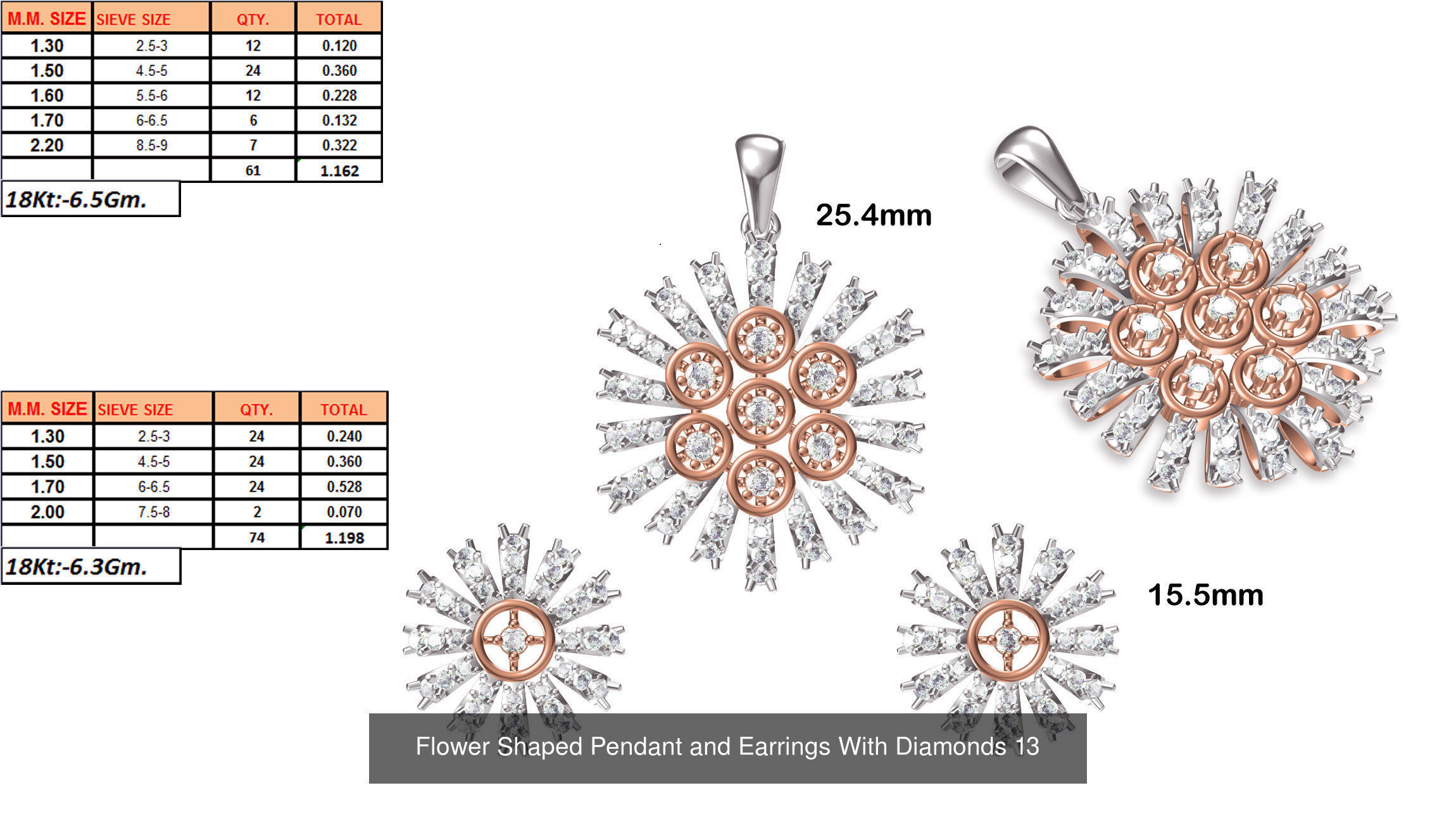 JEWELCAD 334 PENDANT SET FILES 3D Model Collection_131