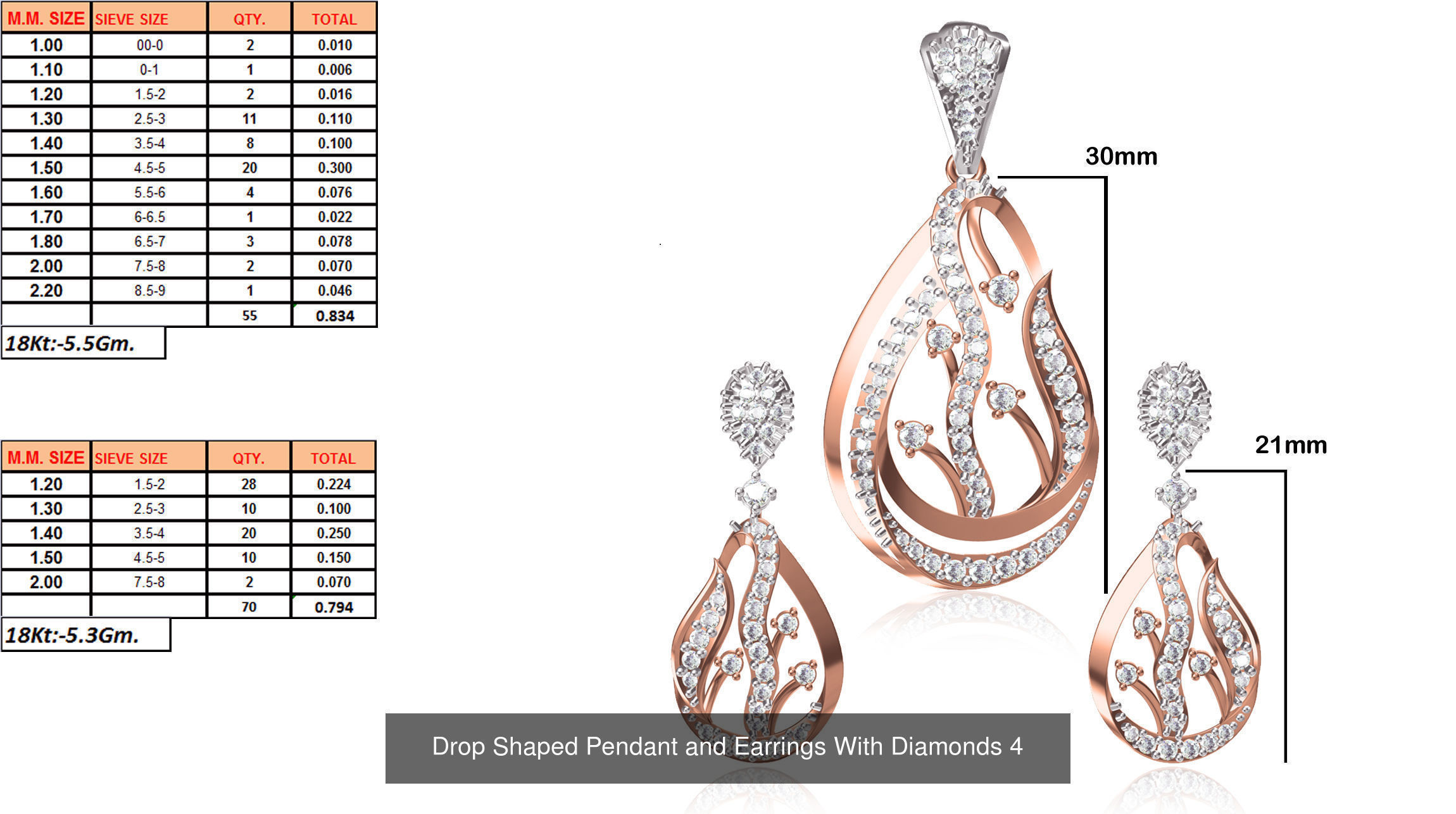 JEWELCAD 334 PENDANT SET FILES 3D Model Collection_156