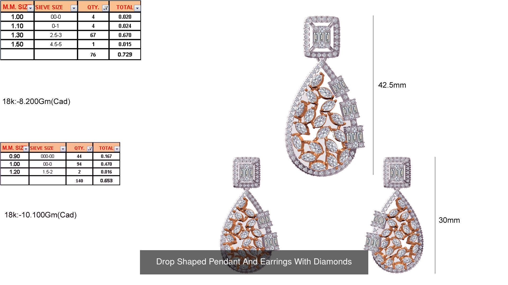 JEWELCAD 334 PENDANT SET FILES 3D Model Collection_89