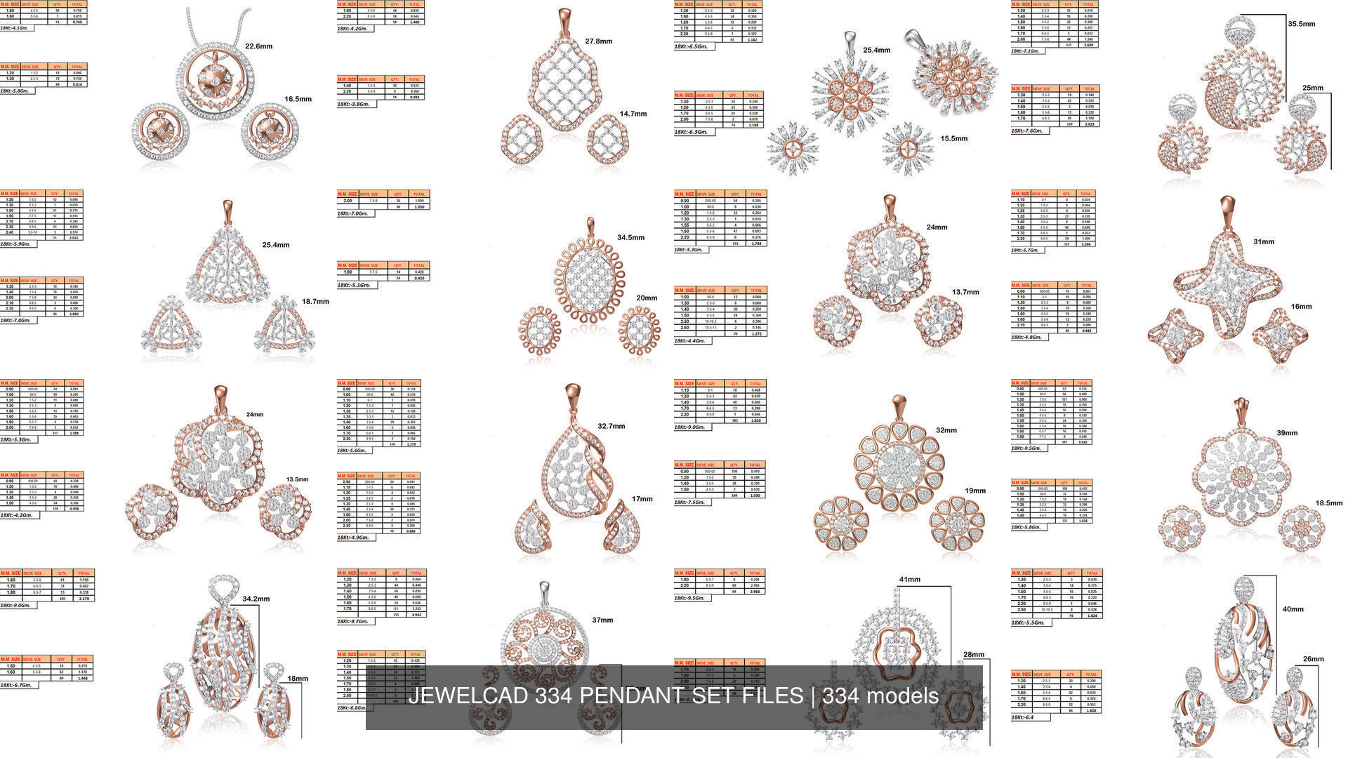 JEWELCAD 334 PENDANT SET FILES 3D Model Collection_25