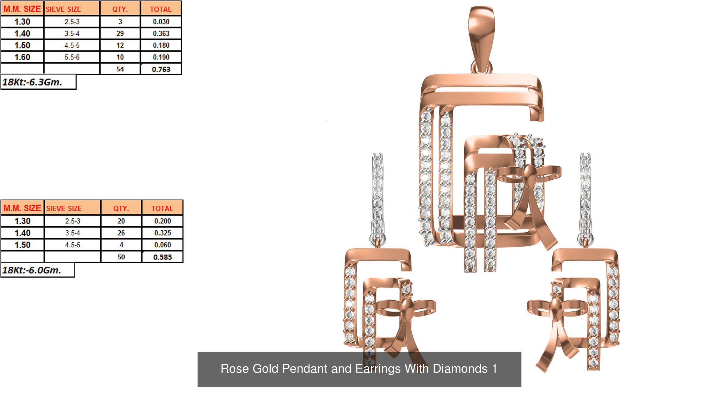 JEWELCAD 334 PENDANT SET FILES 3D Model Collection_114