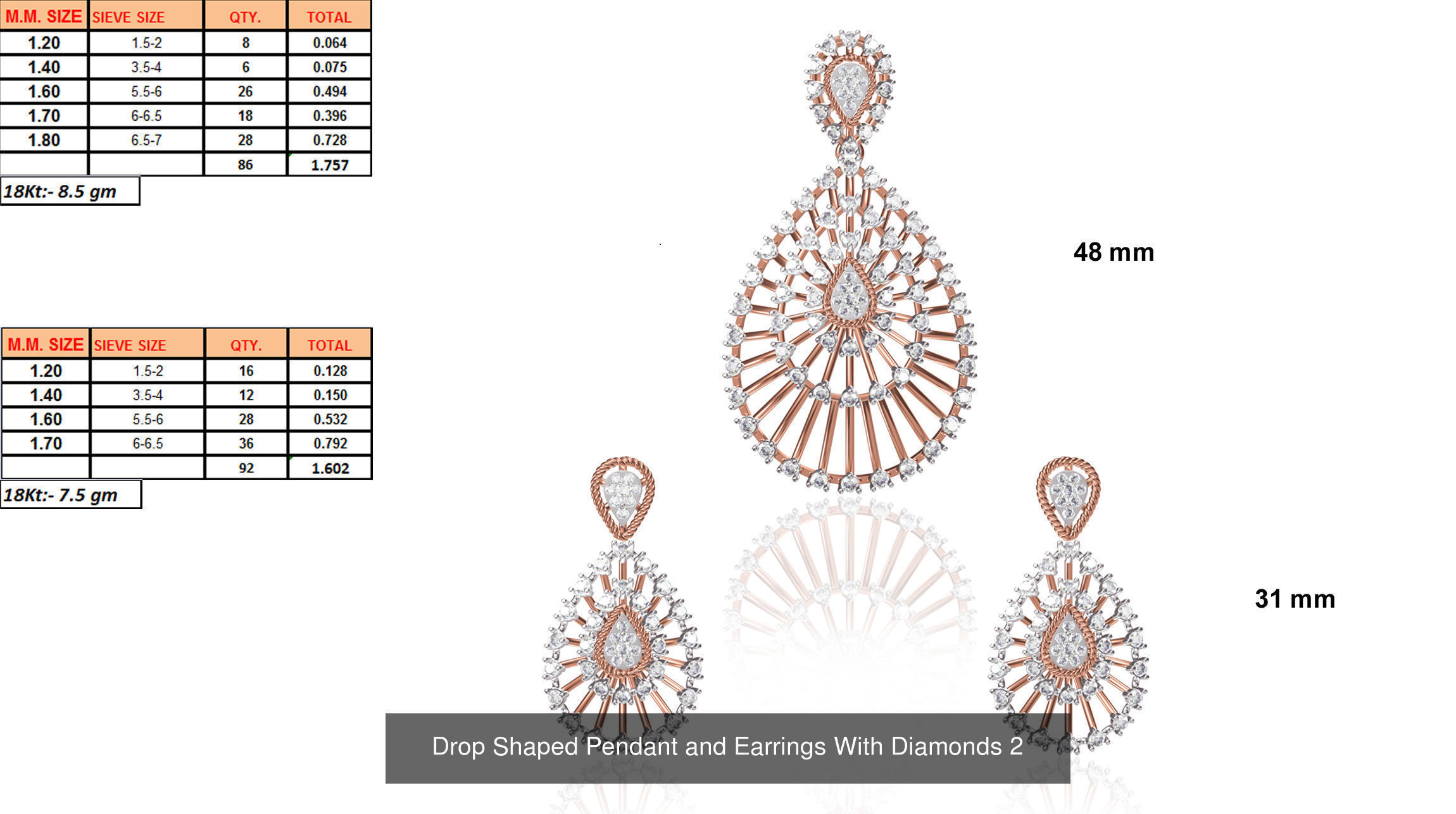 JEWELCAD 334 PENDANT SET FILES 3D Model Collection_138