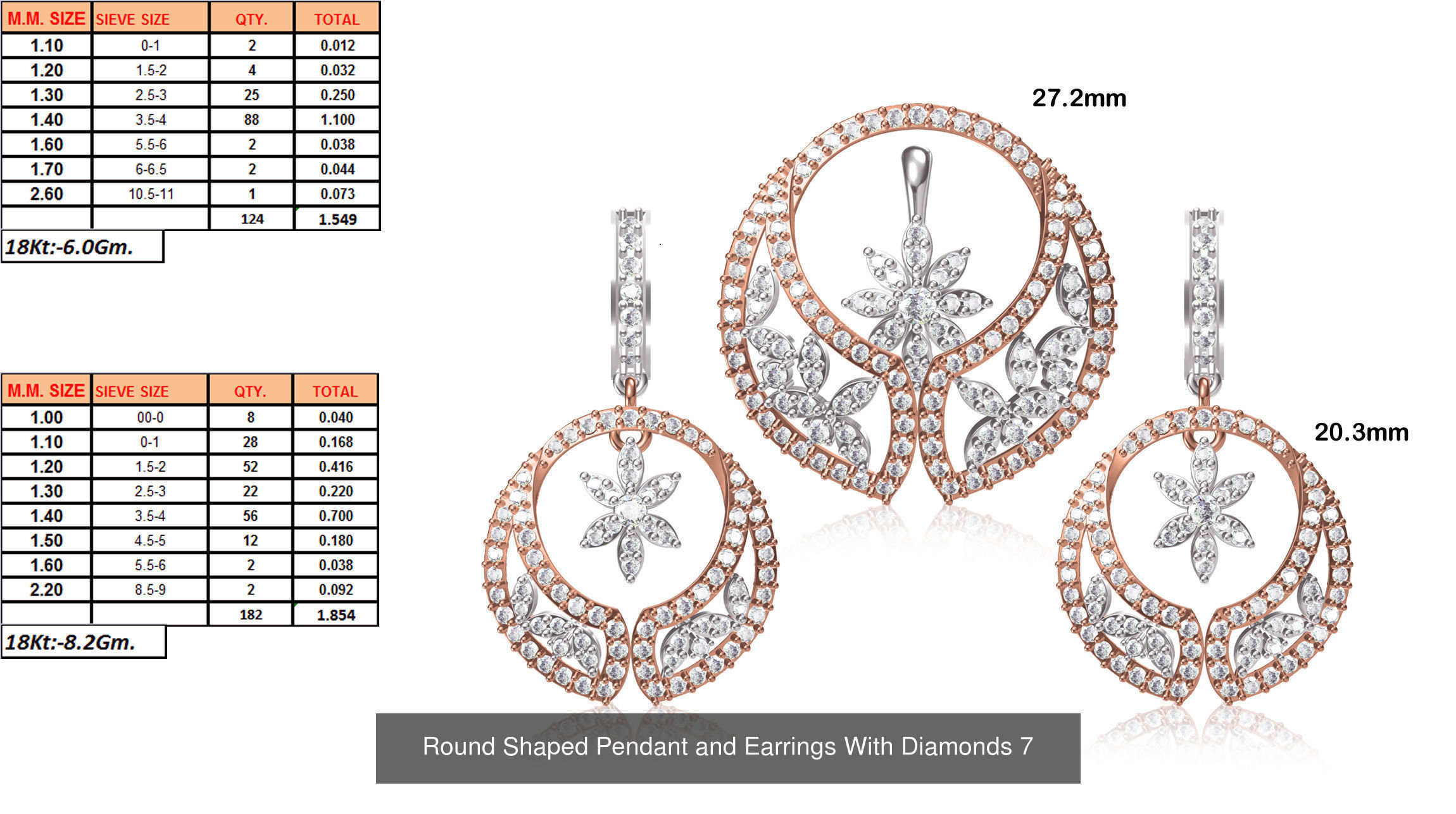 JEWELCAD 334 PENDANT SET FILES 3D Model Collection_158