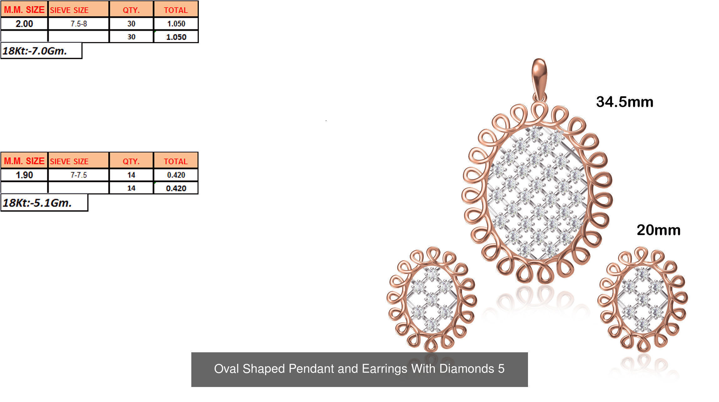 JEWELCAD 334 PENDANT SET FILES 3D Model Collection_113