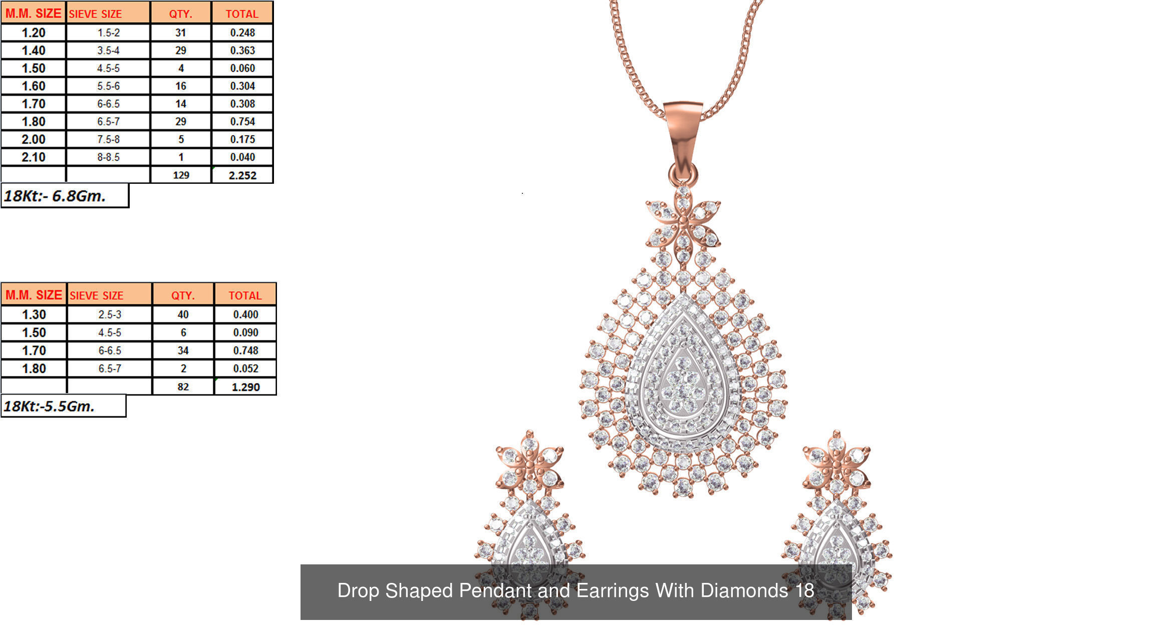 JEWELCAD 334 PENDANT SET FILES 3D Model Collection_165