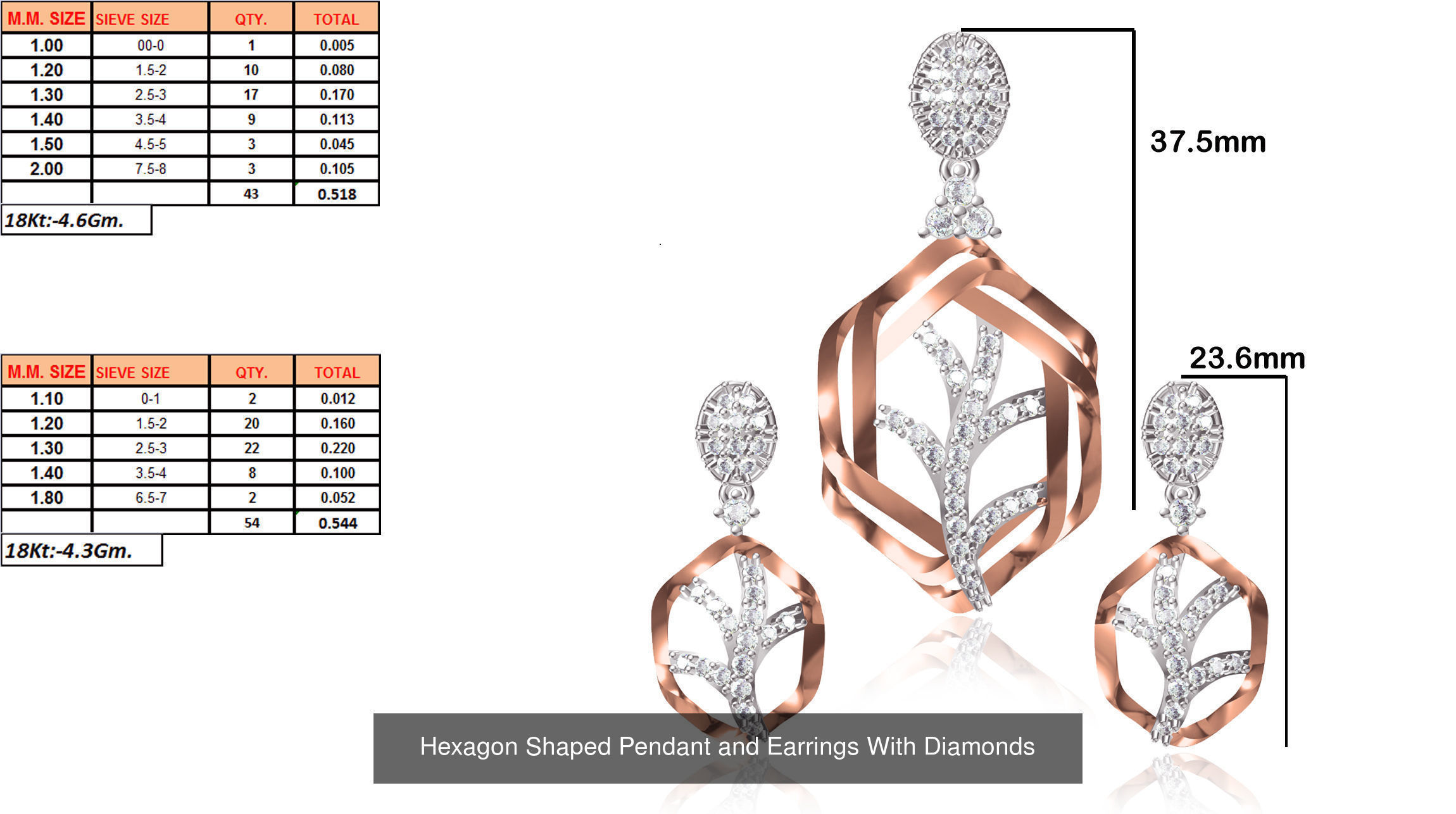 JEWELCAD 334 PENDANT SET FILES 3D Model Collection_127