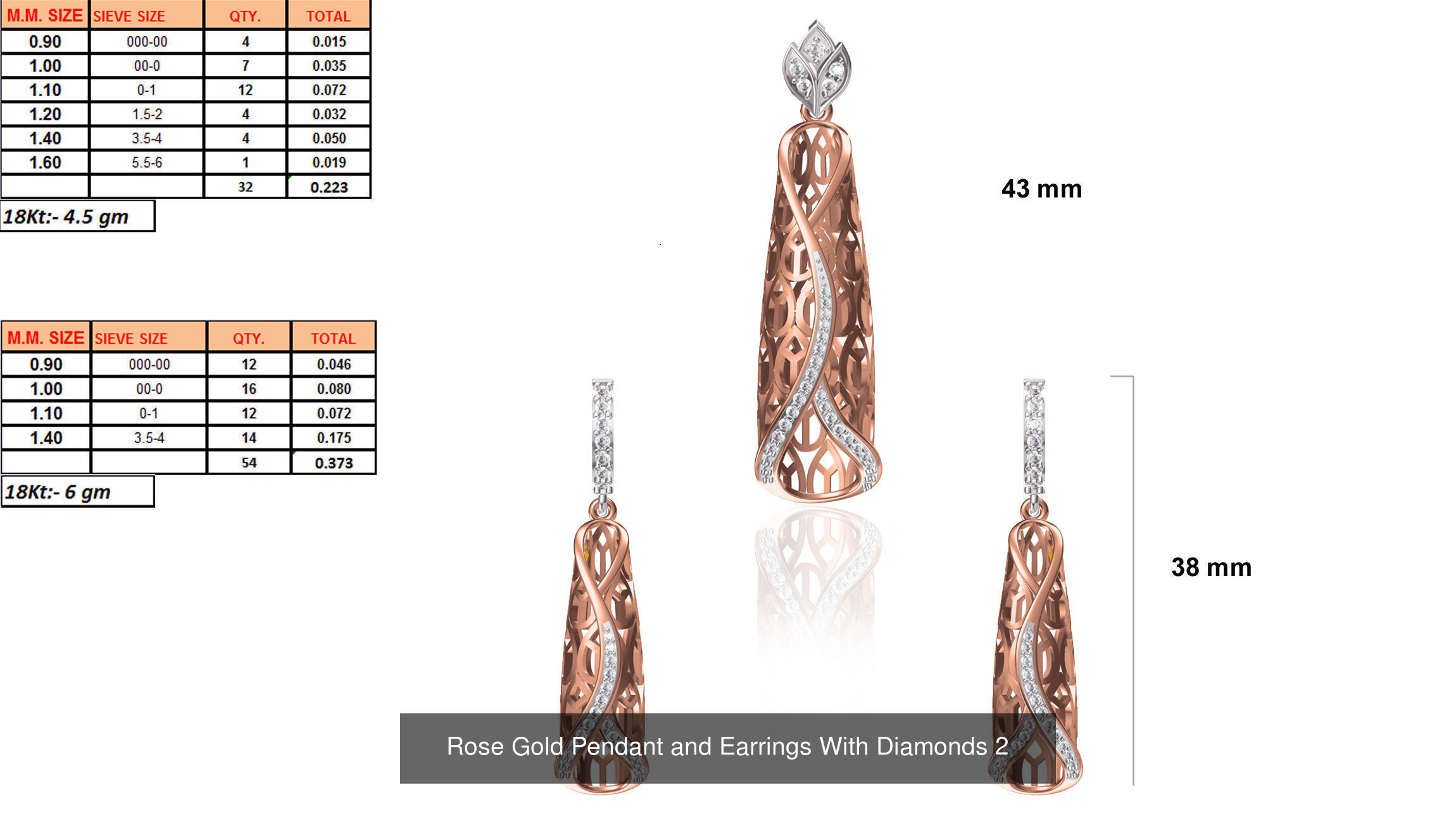 JEWELCAD 334 PENDANT SET FILES 3D Model Collection_144