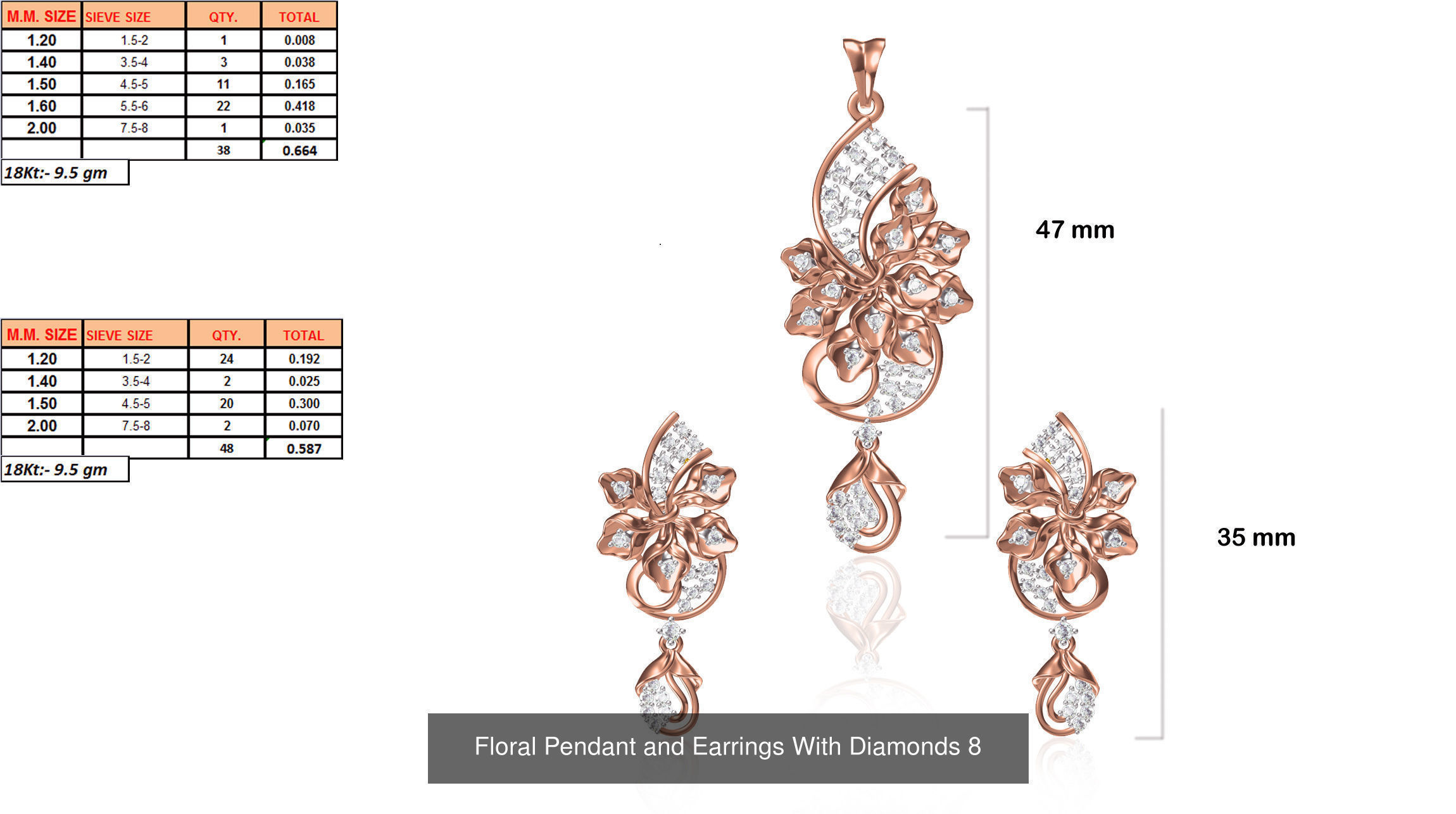 JEWELCAD 334 PENDANT SET FILES 3D Model Collection_107