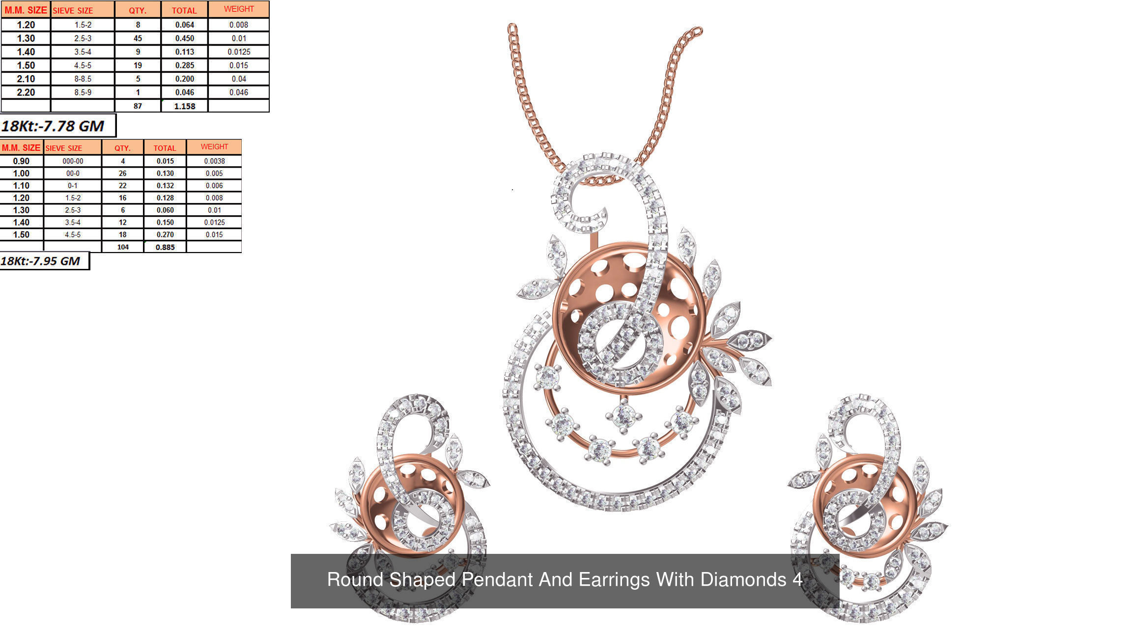 JEWELCAD 334 PENDANT SET FILES 3D Model Collection_77