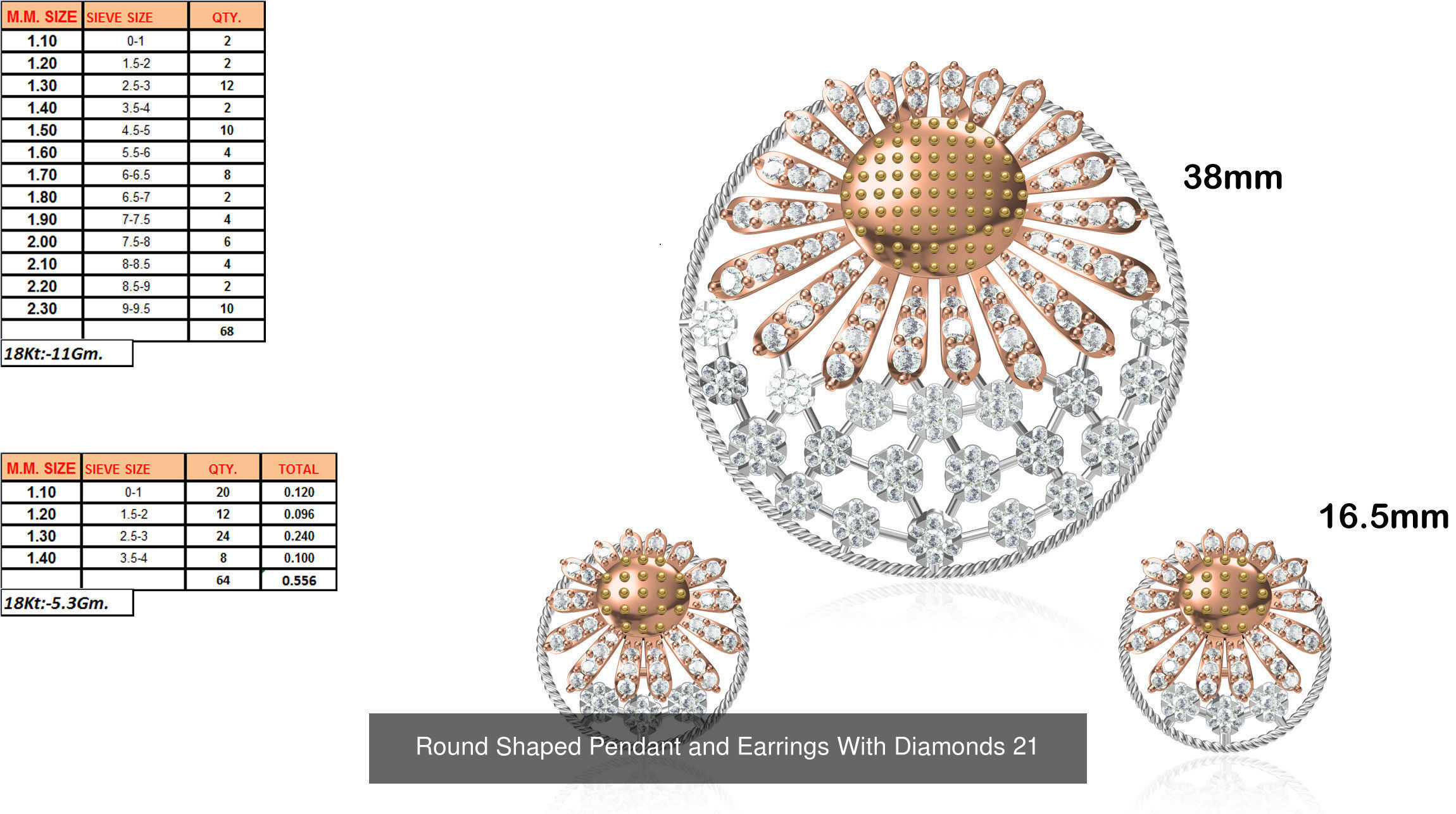 JEWELCAD 334 PENDANT SET FILES 3D Model Collection_162