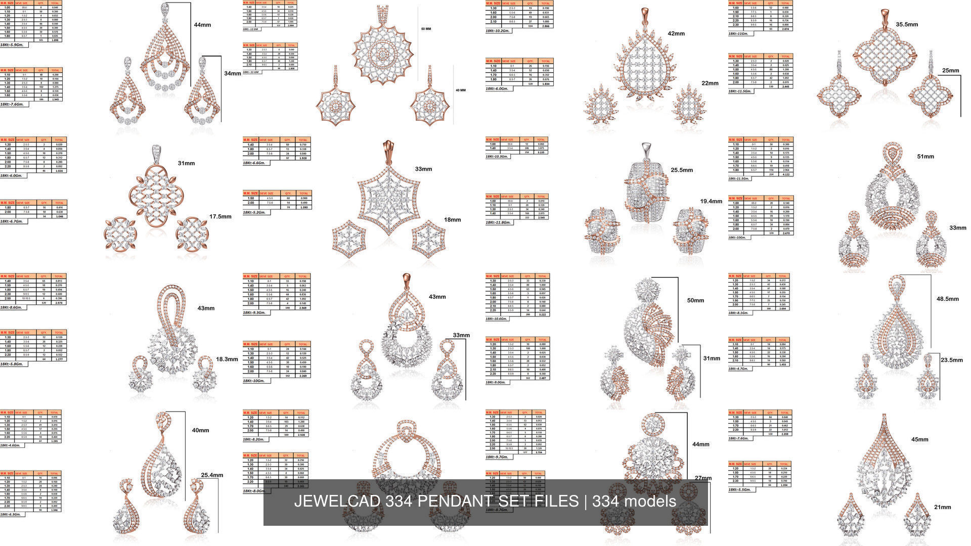 JEWELCAD 334 PENDANT SET FILES 3D Model Collection_37