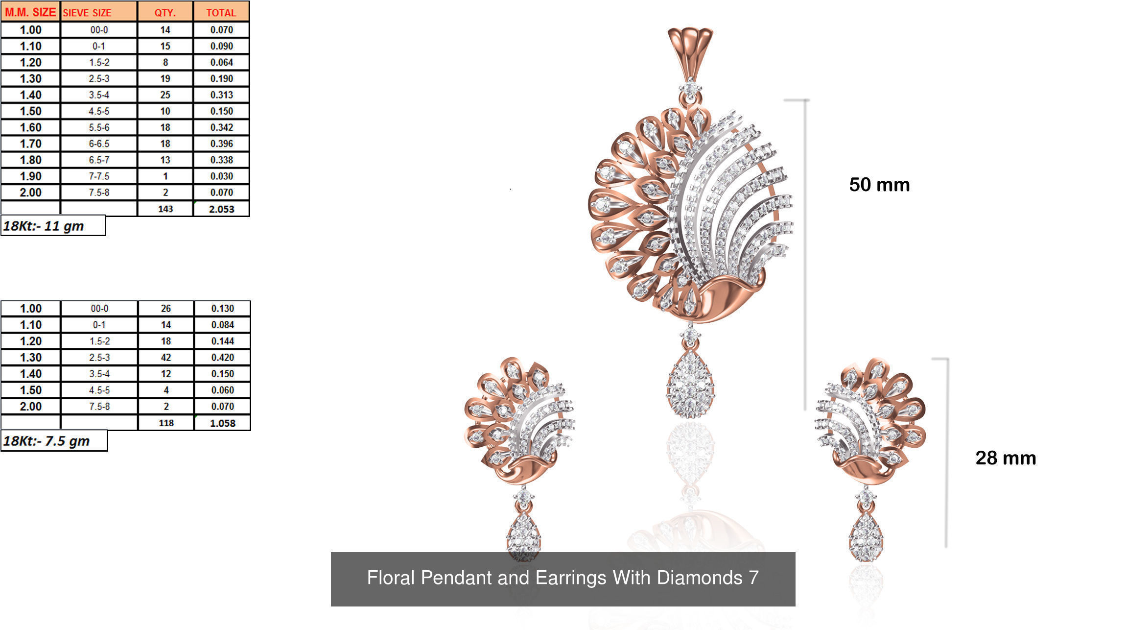 JEWELCAD 334 PENDANT SET FILES 3D Model Collection_103