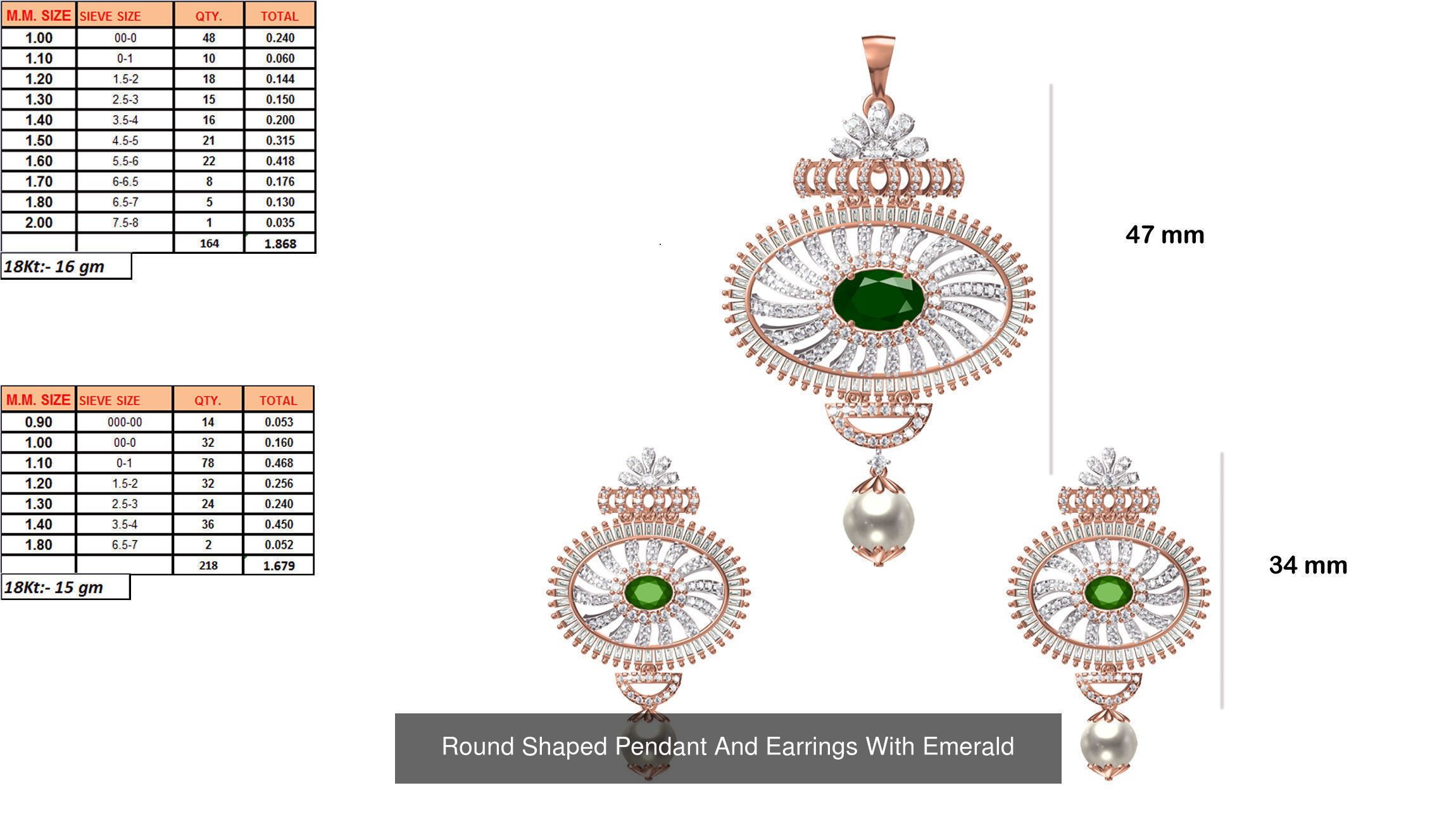 JEWELCAD 334 PENDANT SET FILES 3D Model Collection_84