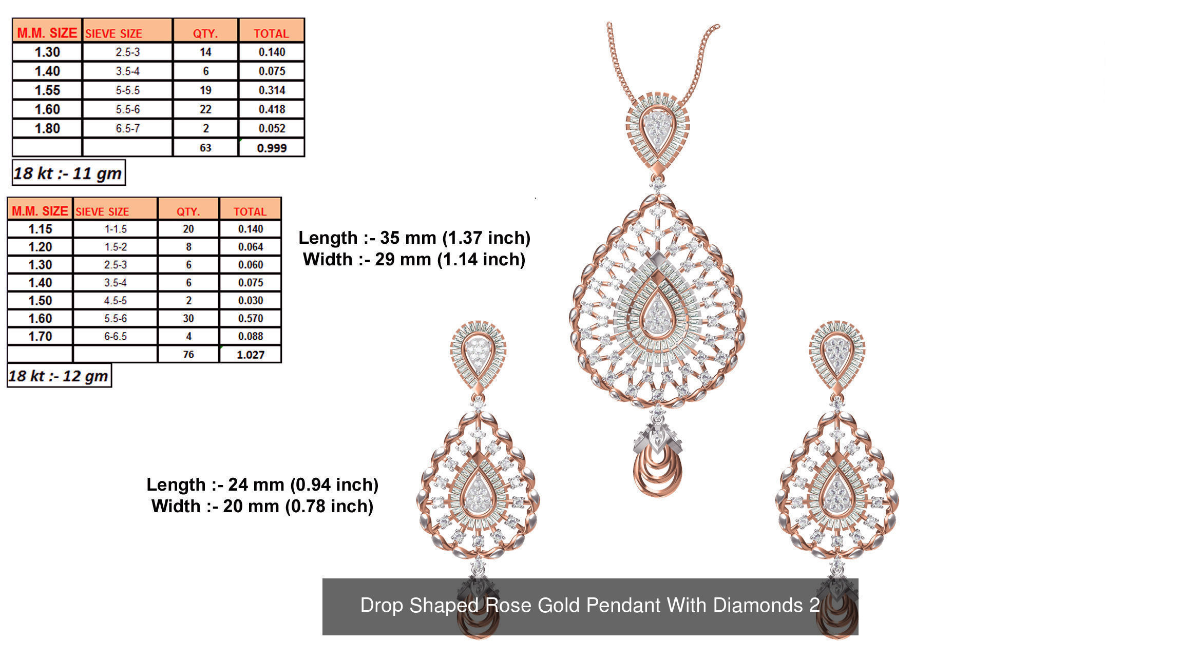 JEWELCAD 334 PENDANT SET FILES 3D Model Collection_164
