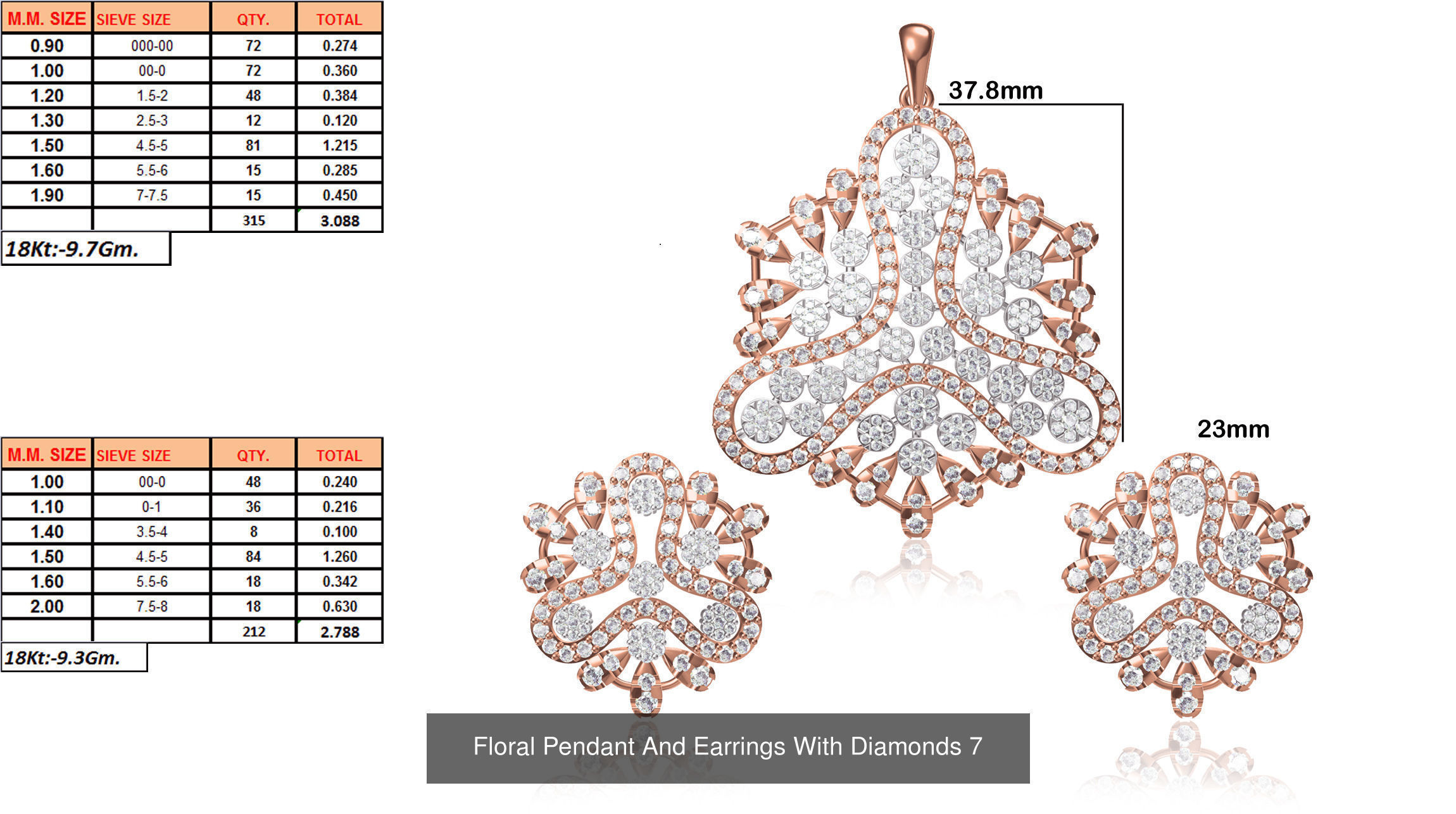 JEWELCAD 334 PENDANT SET FILES 3D Model Collection_69