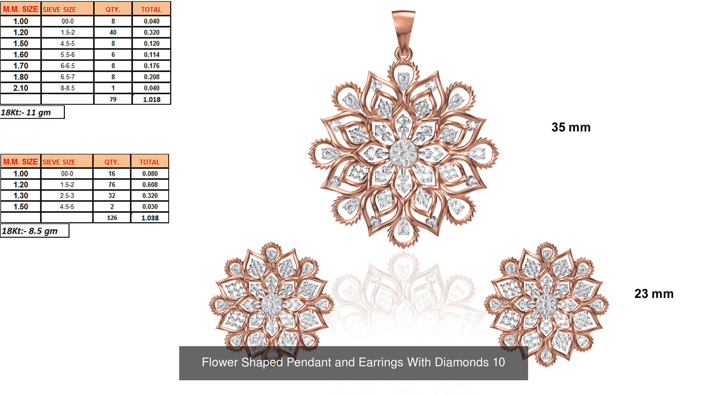 JEWELCAD 334 PENDANT SET FILES 3D Model Collection_142