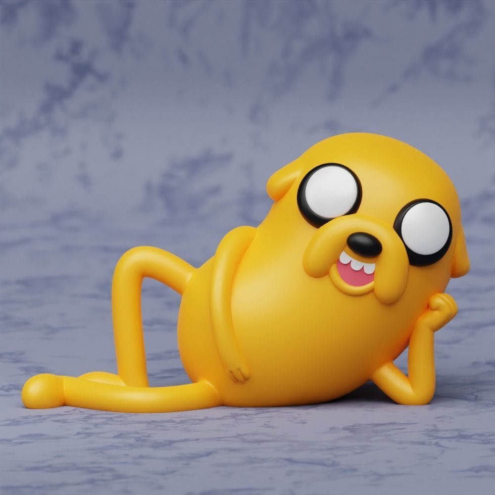 Jake the Dog Miniature 2 models 3D print model_3