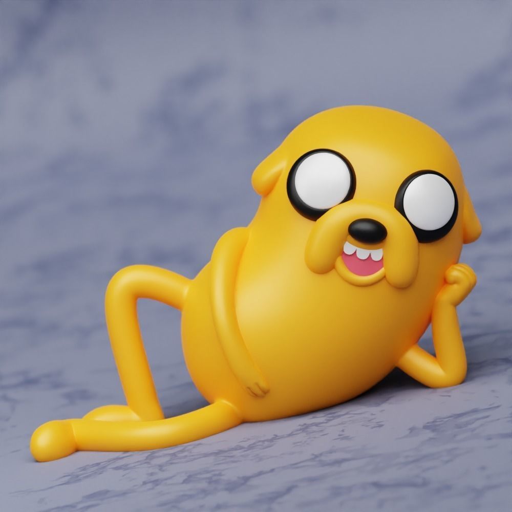 Jake the Dog Miniature 2 models 3D print model_1