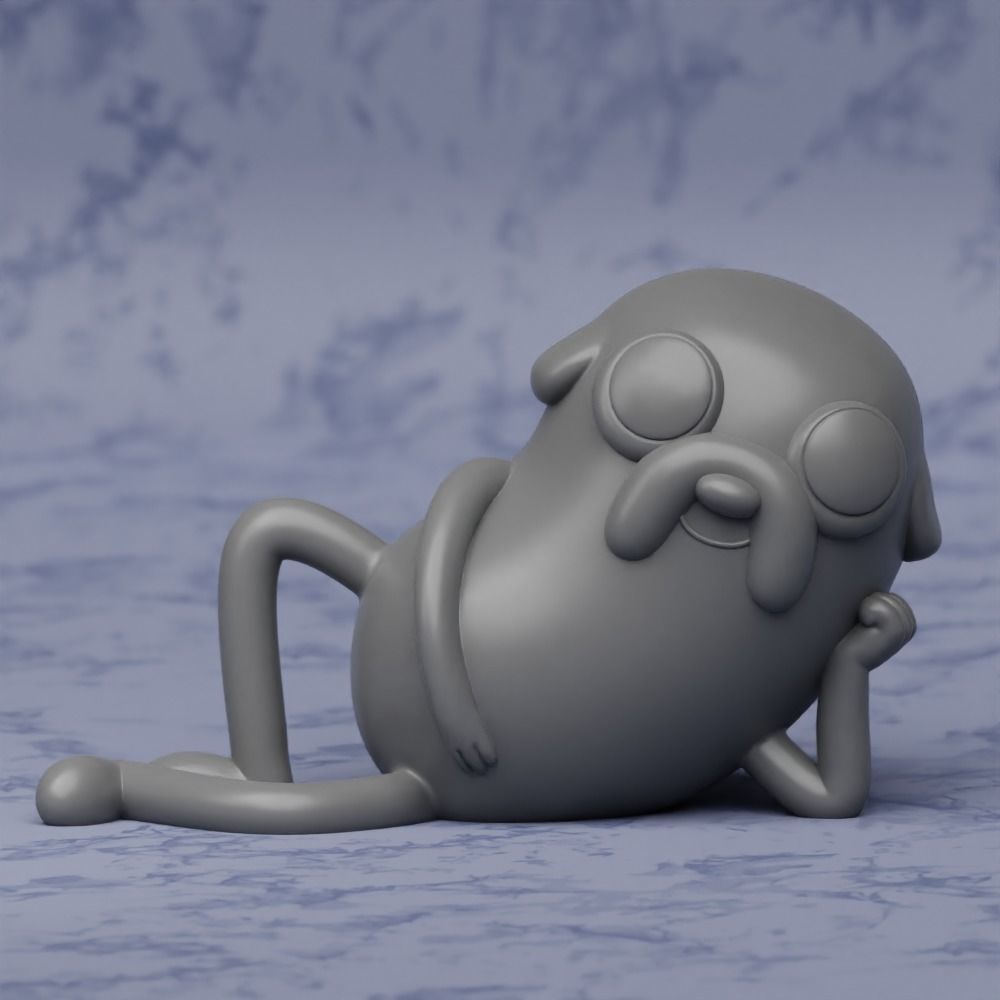 Jake the Dog Miniature 2 models 3D print model_6