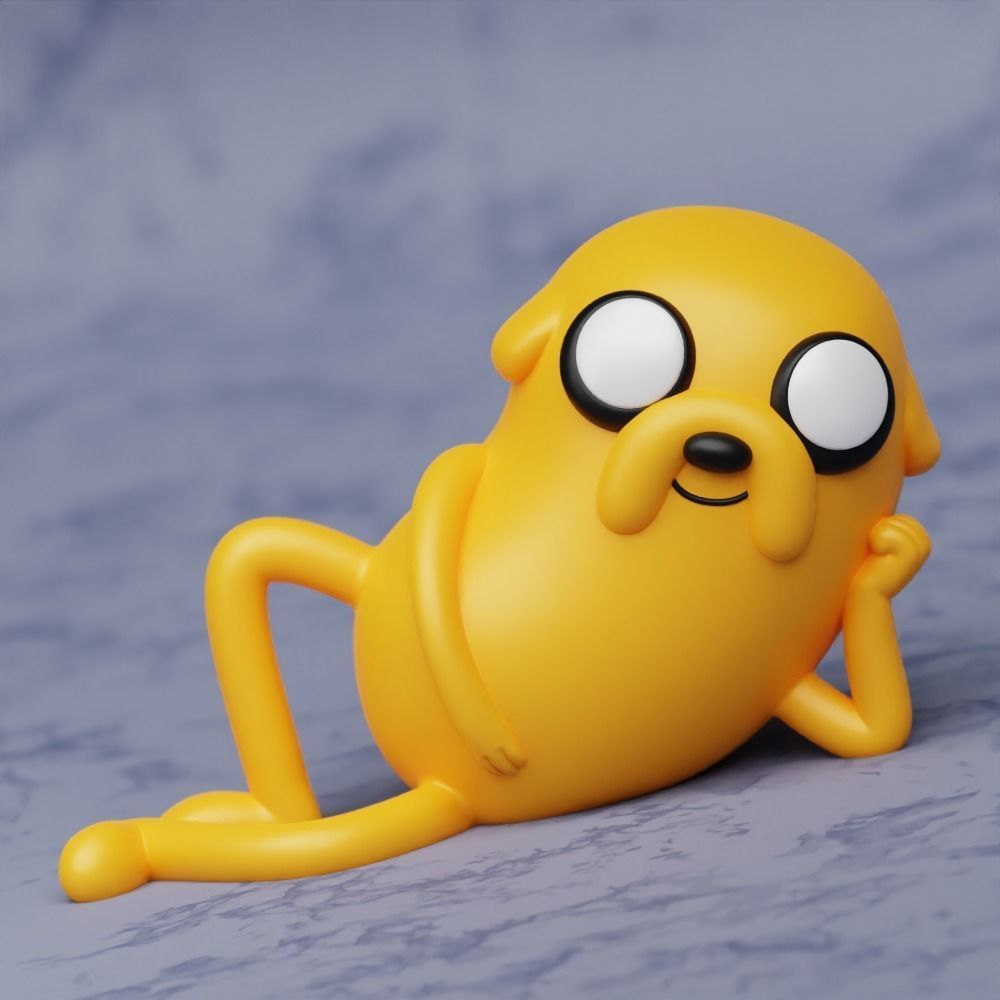 Jake the Dog Miniature 2 models 3D print model_2