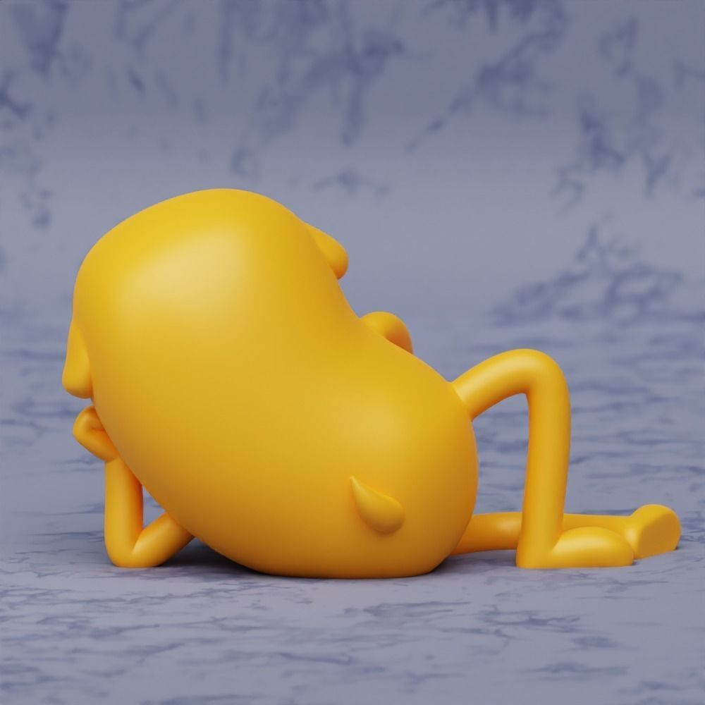 Jake the Dog Miniature 2 models 3D print model_5