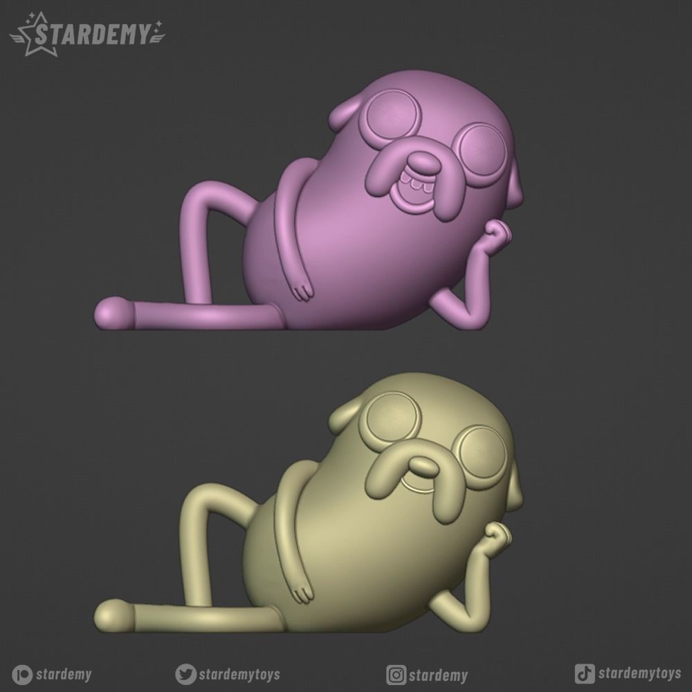 Jake the Dog Miniature 2 models 3D print model_9