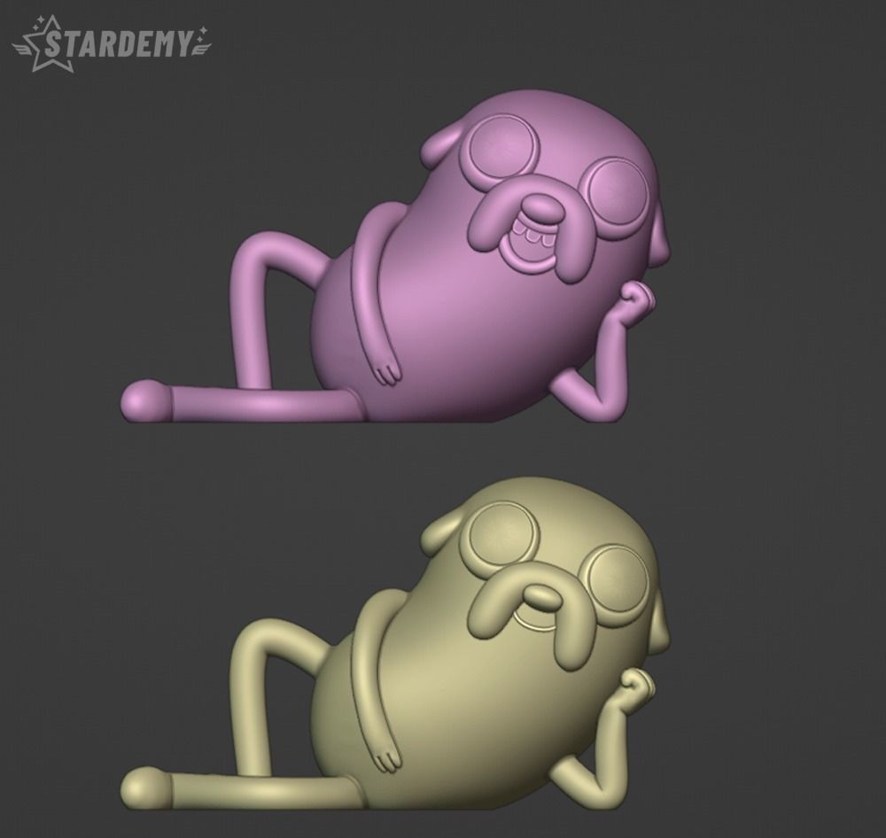 Jake the Dog Miniature 2 models 3D print model_10