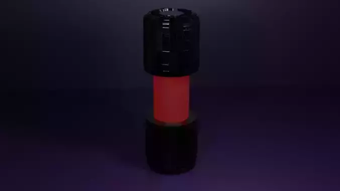 Sci-fi Energy Cell Red - Blue