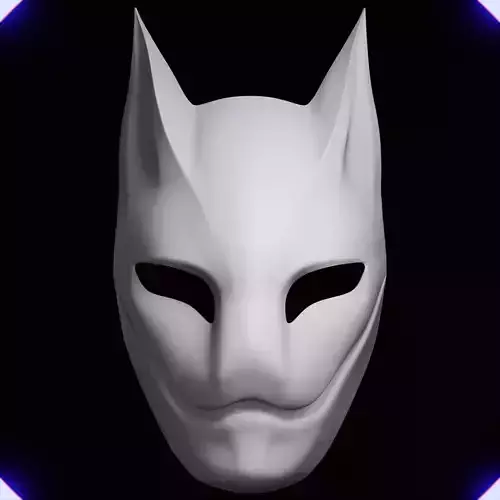 KITSUNE DEMON FOX MASK MASCARA DE ZORRO KITSUNE 3