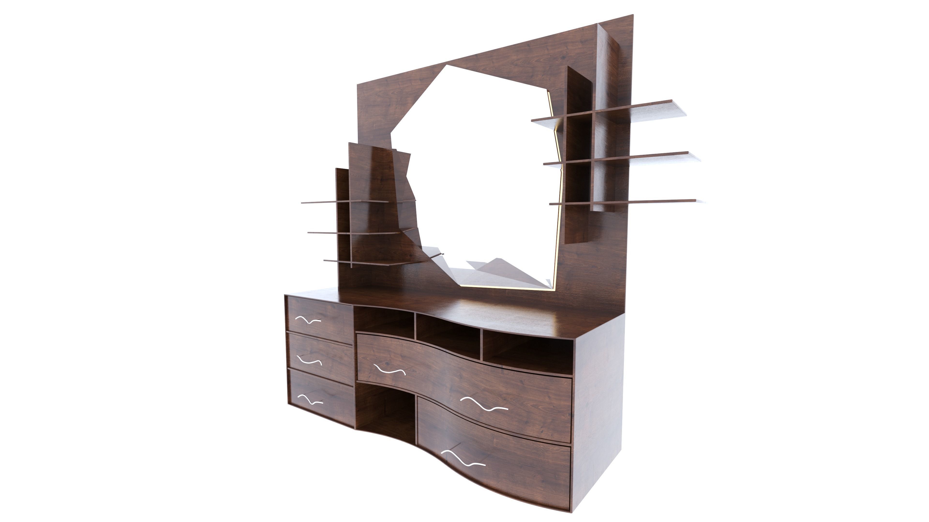 Dress Table 3D model_6