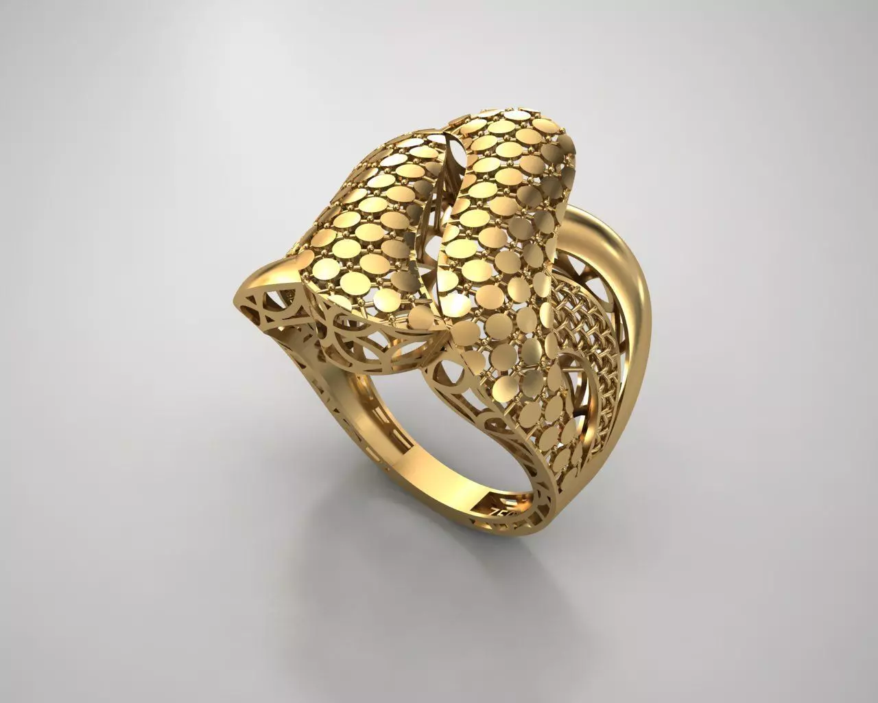 Carving ring 3D print model_0