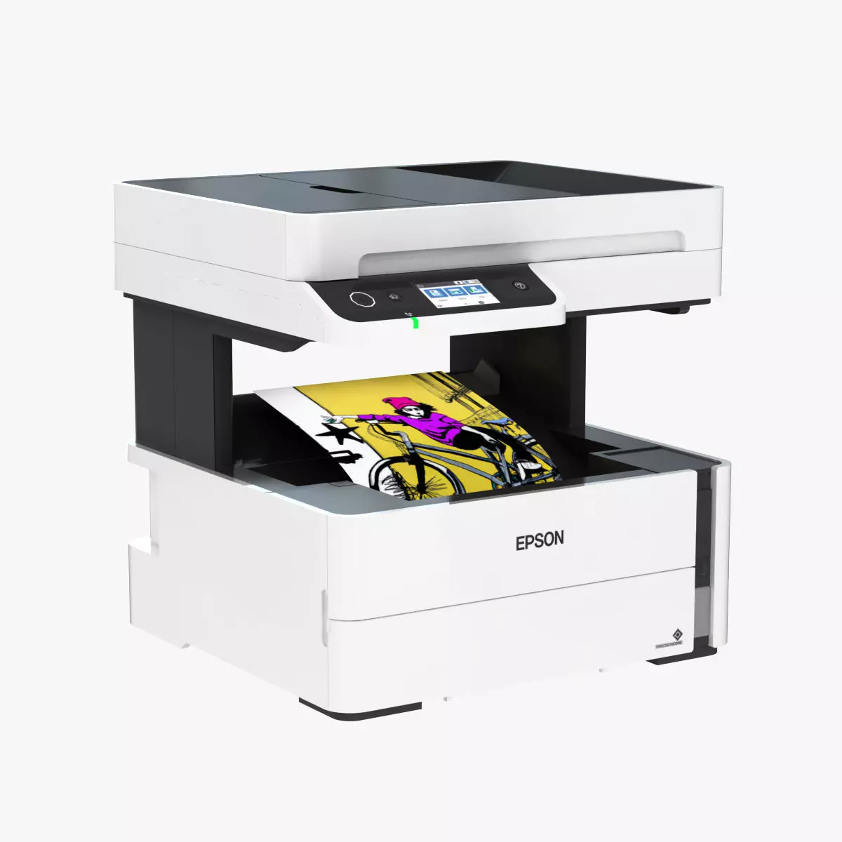 Epson EcoTank M3180 printer Low-poly 3D model_0