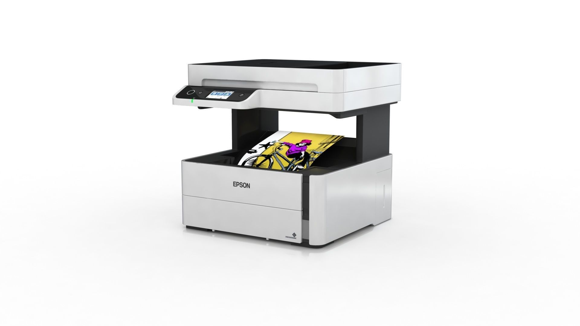 Epson EcoTank M3180 printer Low-poly 3D model_4
