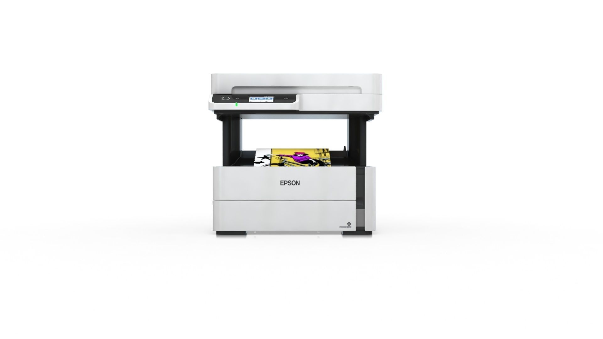 Epson EcoTank M3180 printer Low-poly 3D model_3
