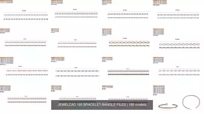 JEWELCAD 195 BRACELET-BANGLE FILES