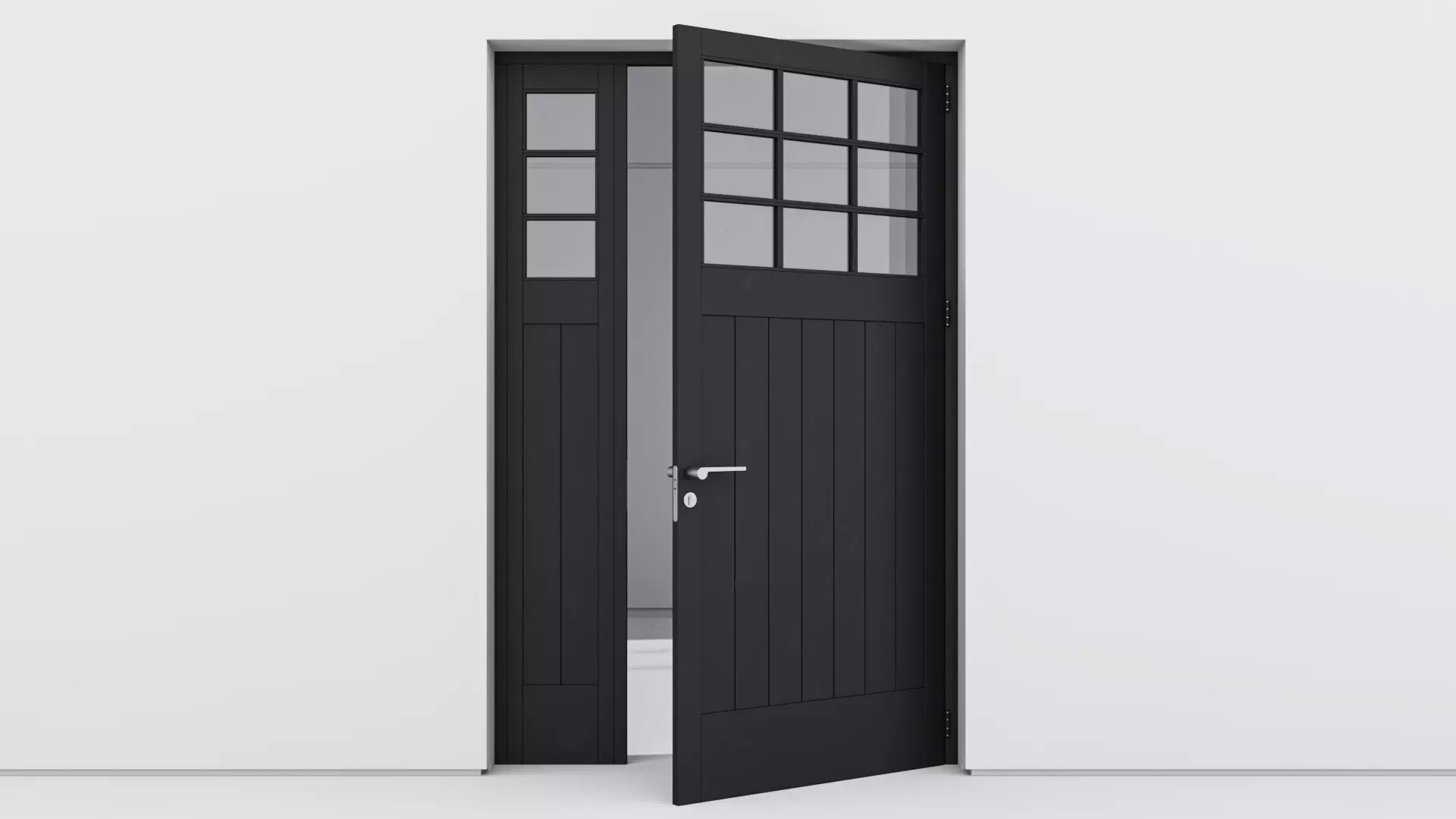 Aluminium door 161 3D model_0