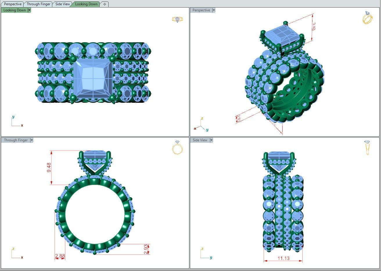Ring 519 3D print model_5