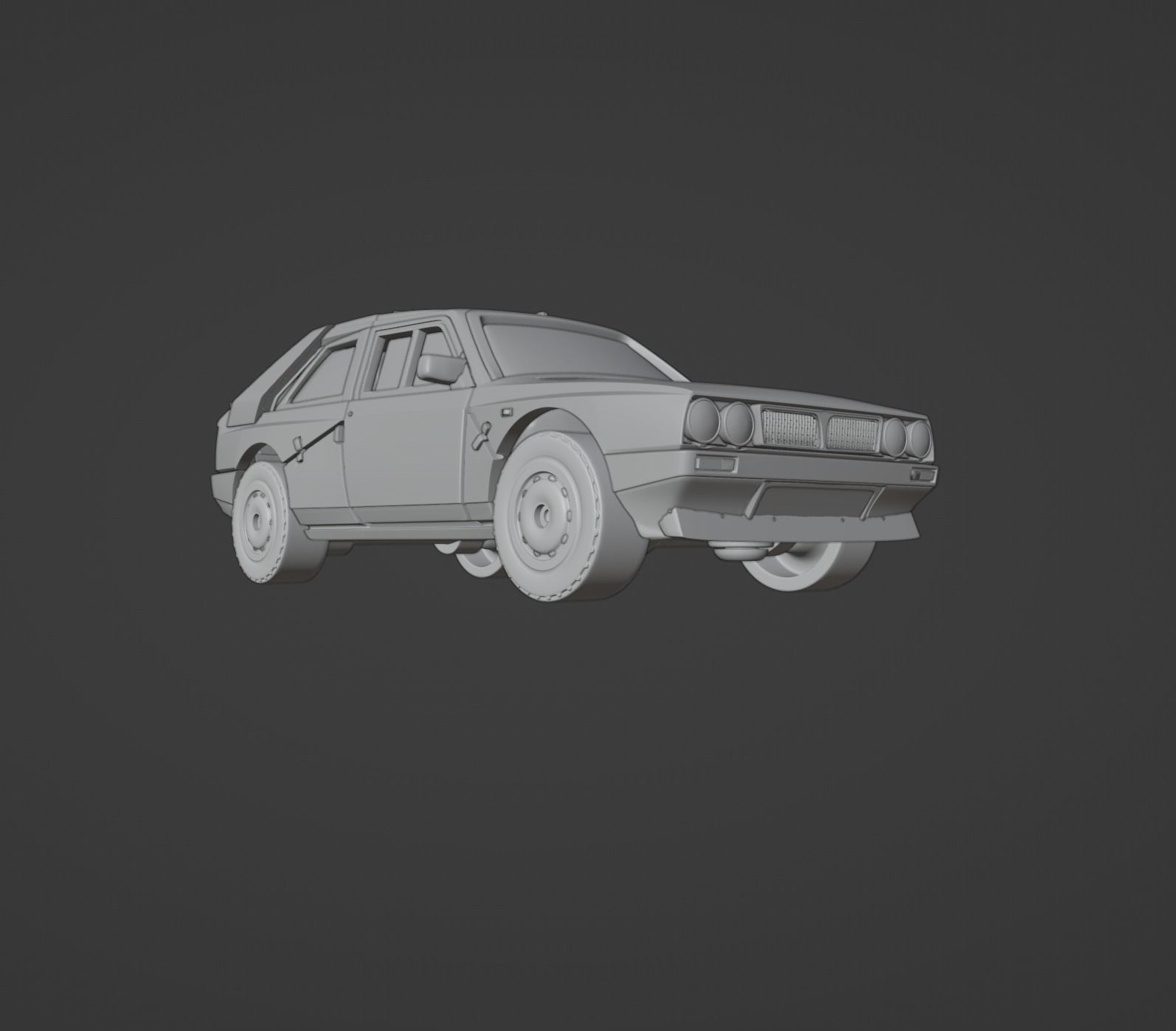 HOT WHEELS STYLED Lancia Delta S4 Stradale   DIECAST 3D print model_6