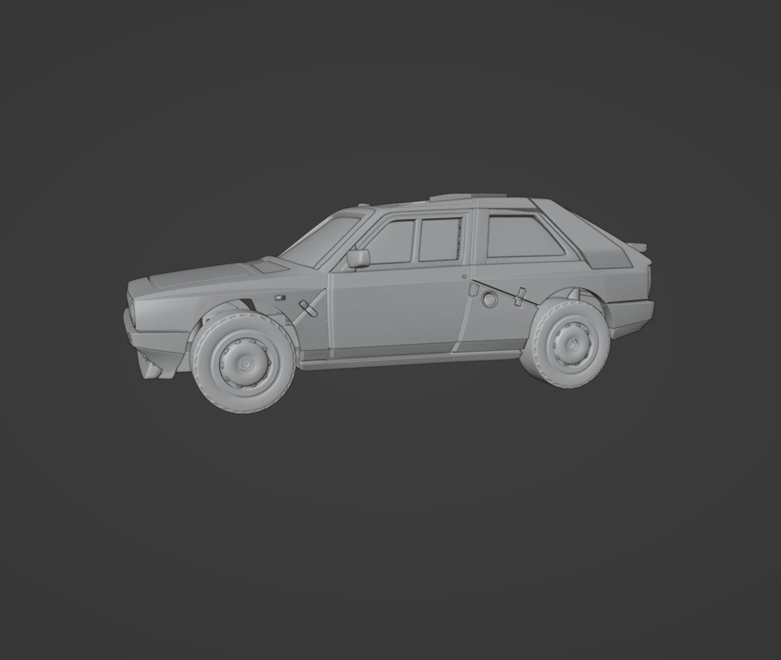 HOT WHEELS STYLED Lancia Delta S4 Stradale   DIECAST 3D print model_2