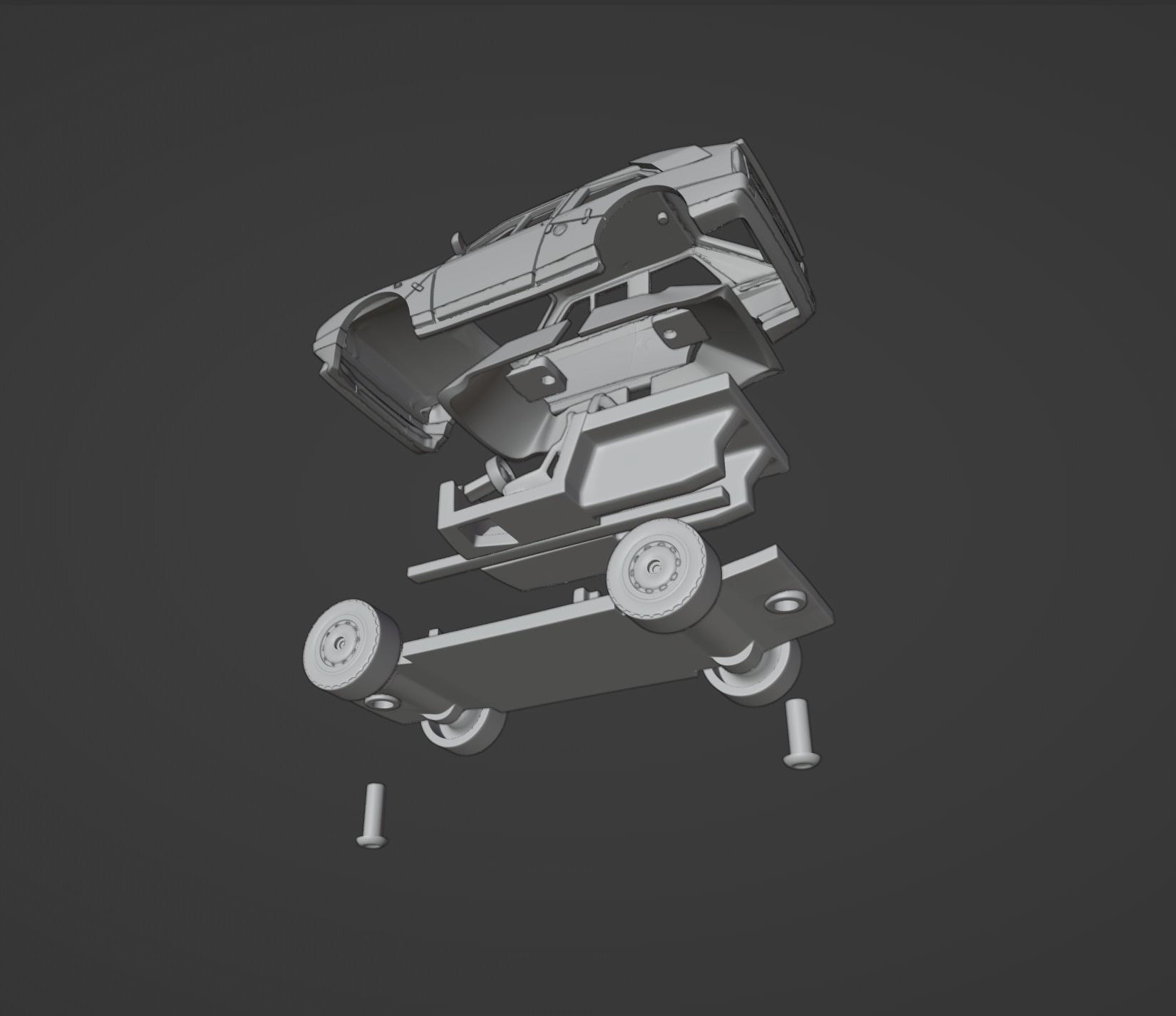 HOT WHEELS STYLED Lancia Delta S4 Stradale   DIECAST 3D print model_8