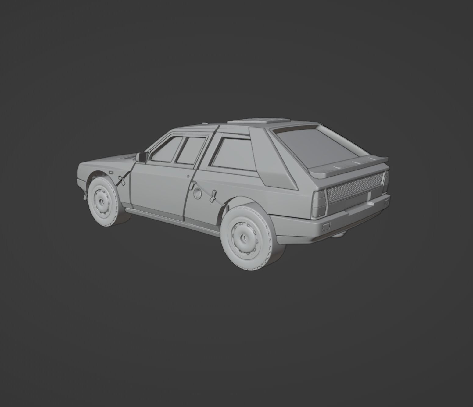 HOT WHEELS STYLED Lancia Delta S4 Stradale   DIECAST 3D print model_3