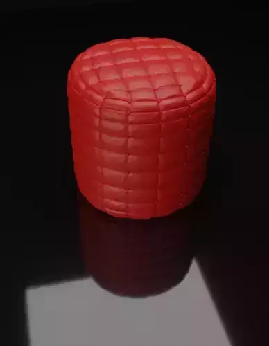 ARMCHAIR 3D MODEL skinRED