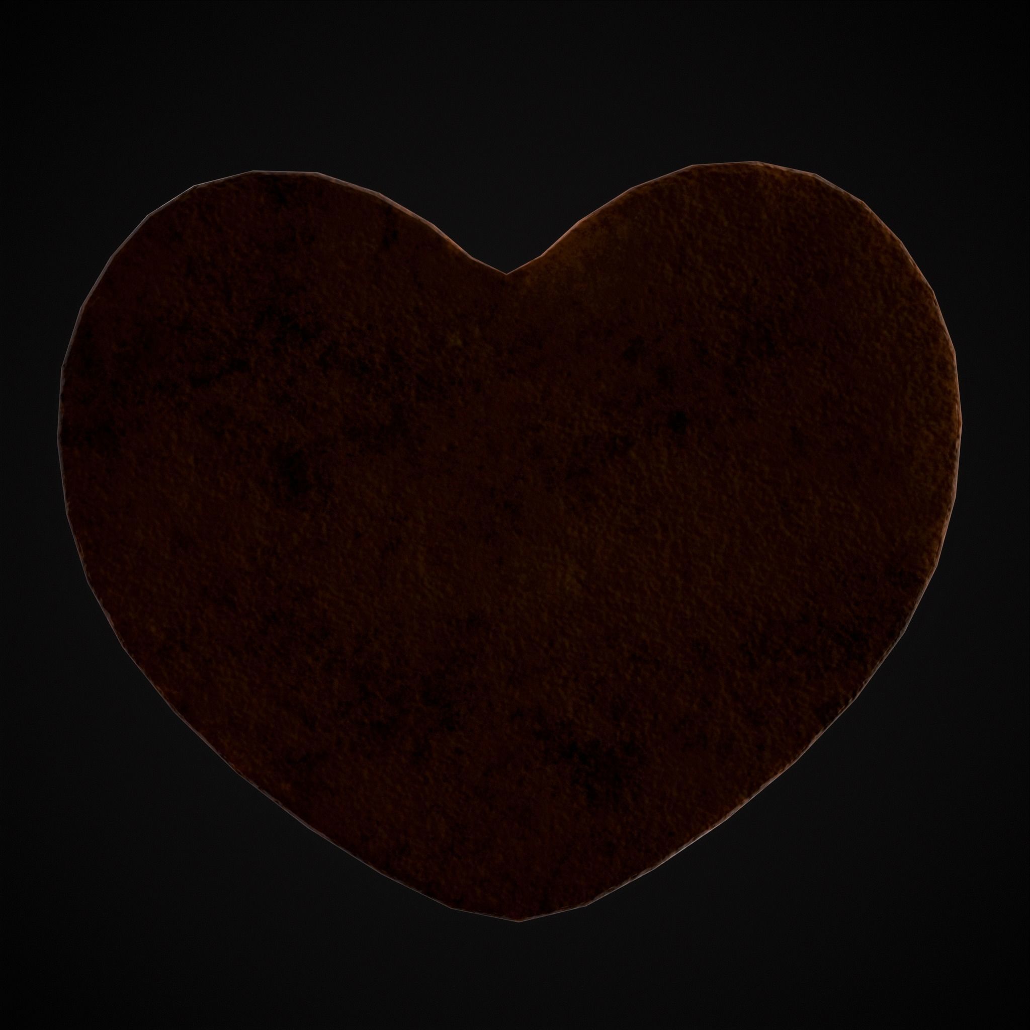 Valentines Love Icing Cookie Low-poly 3D model_21